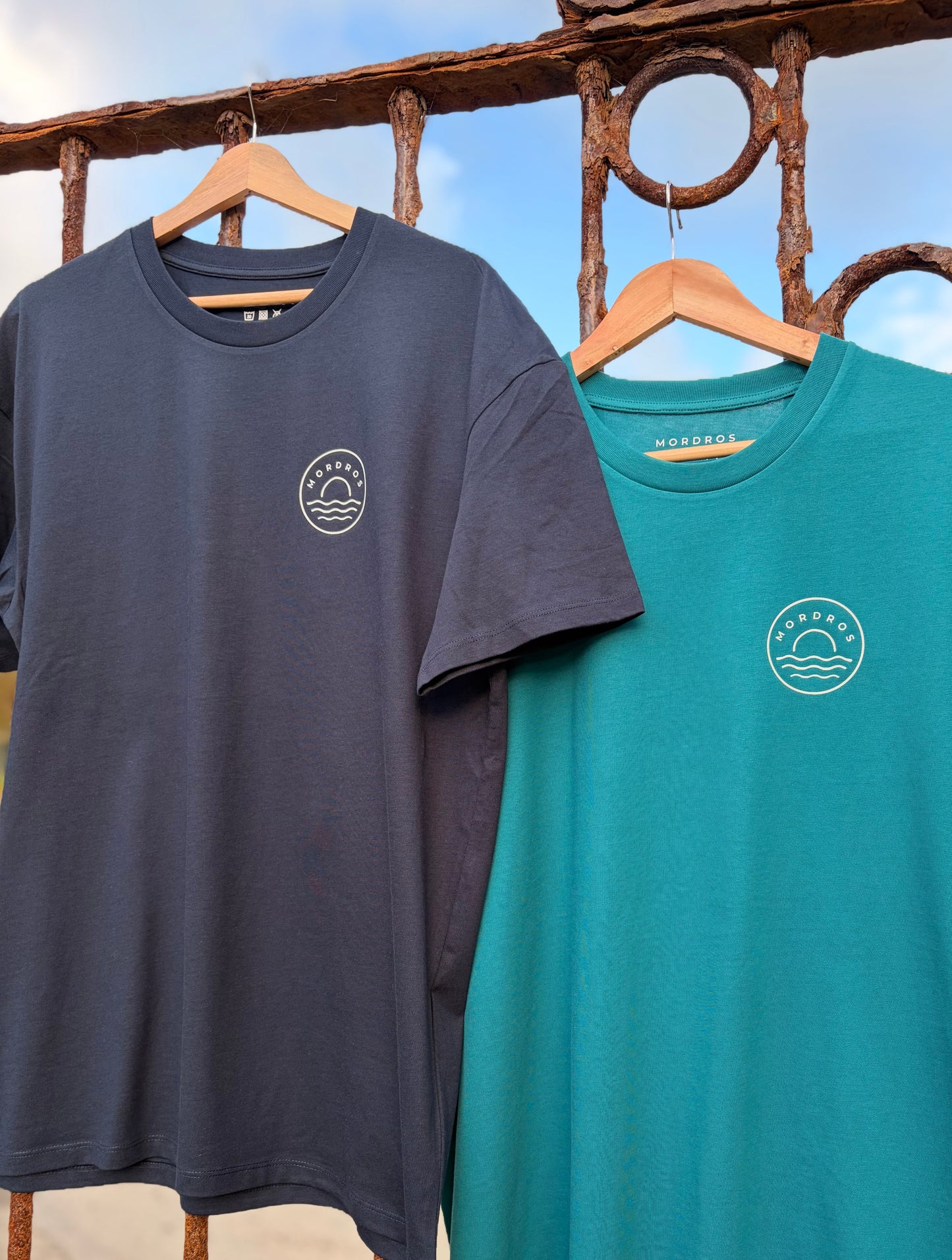 Organic Circle Sunset T shirt