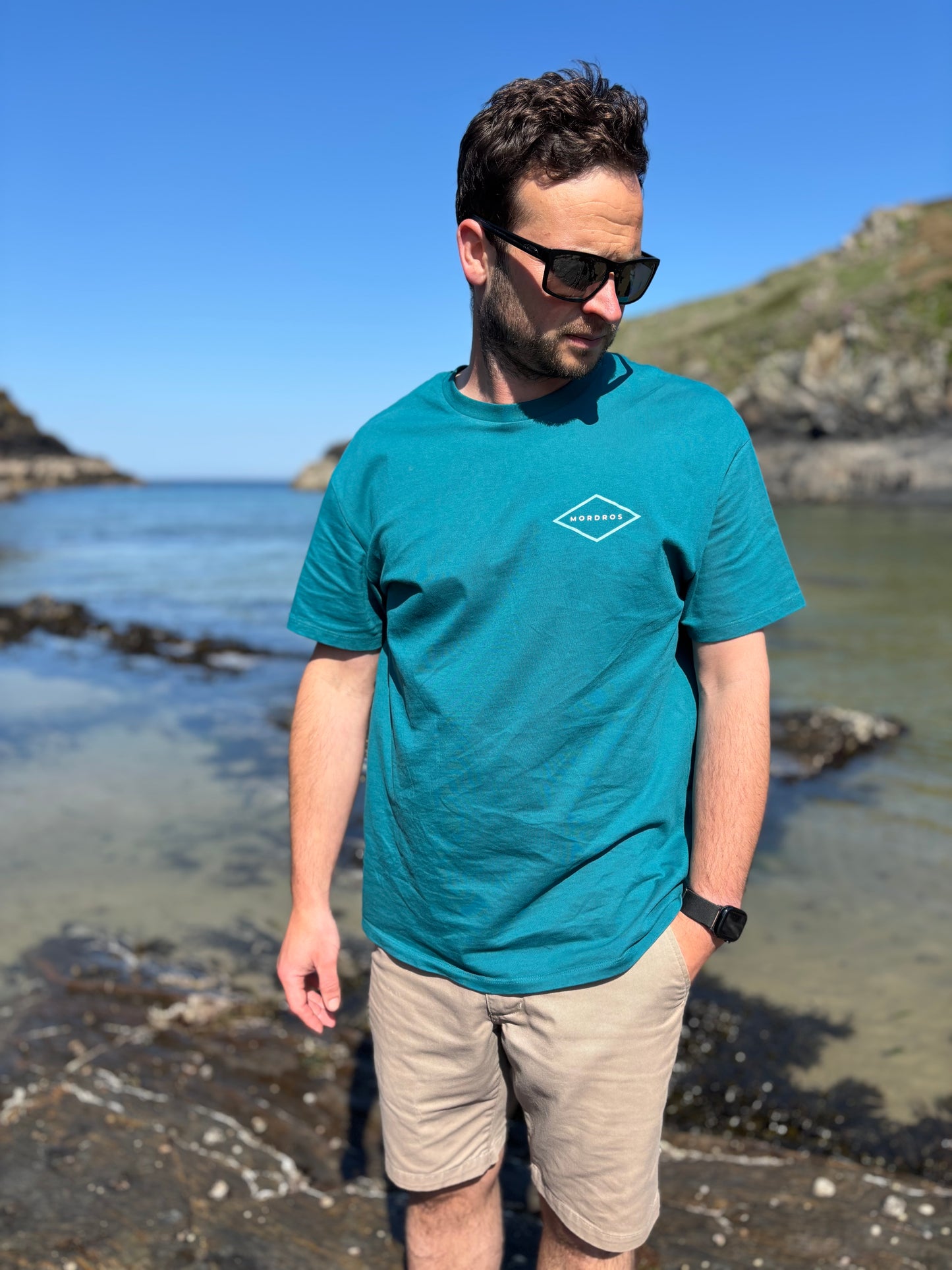 Teal Relaxed Organic Tee