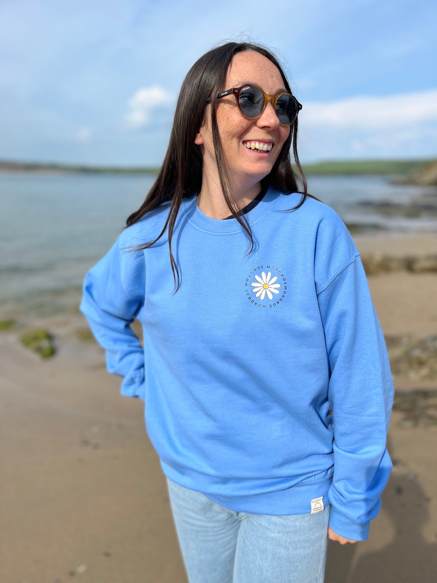 Sky Blue Daisy Jumper