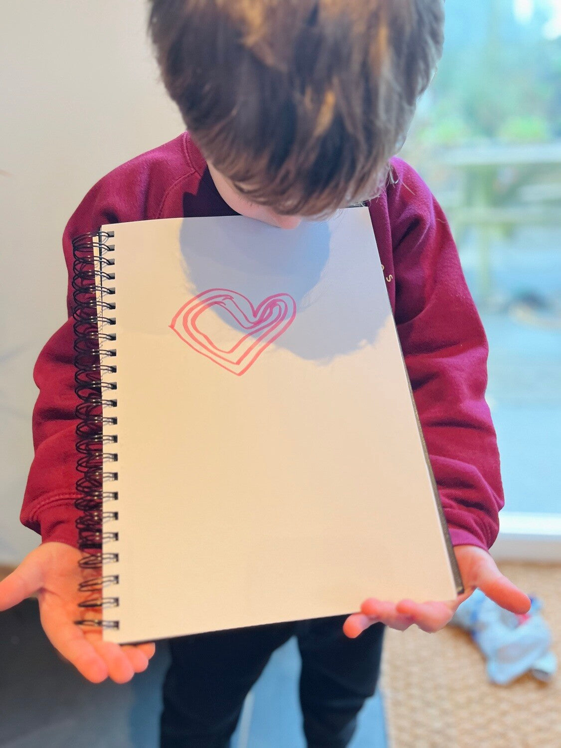 Personalised Children's Heart Zippy Bag