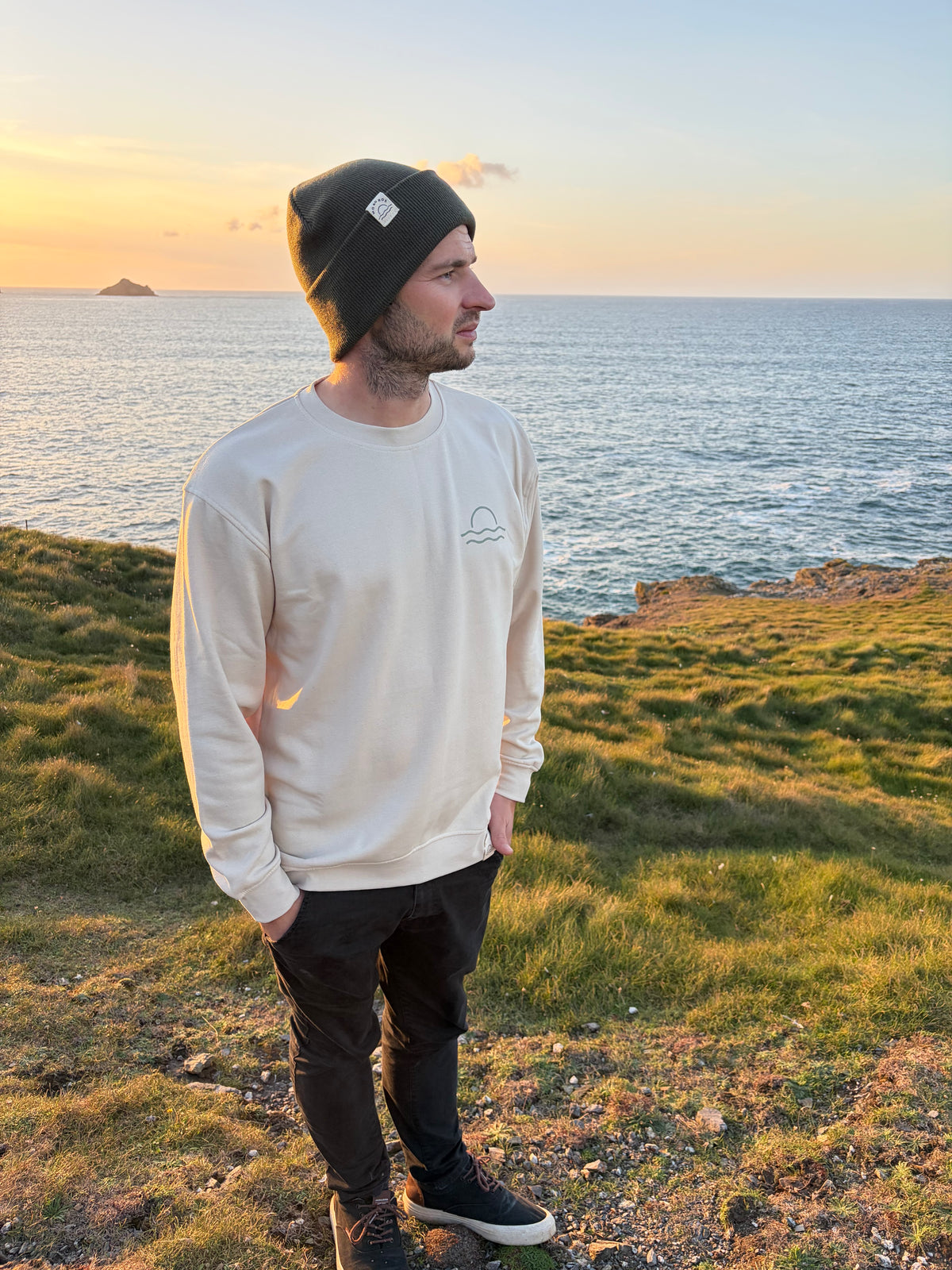 Organic Cotton Cream Jumper