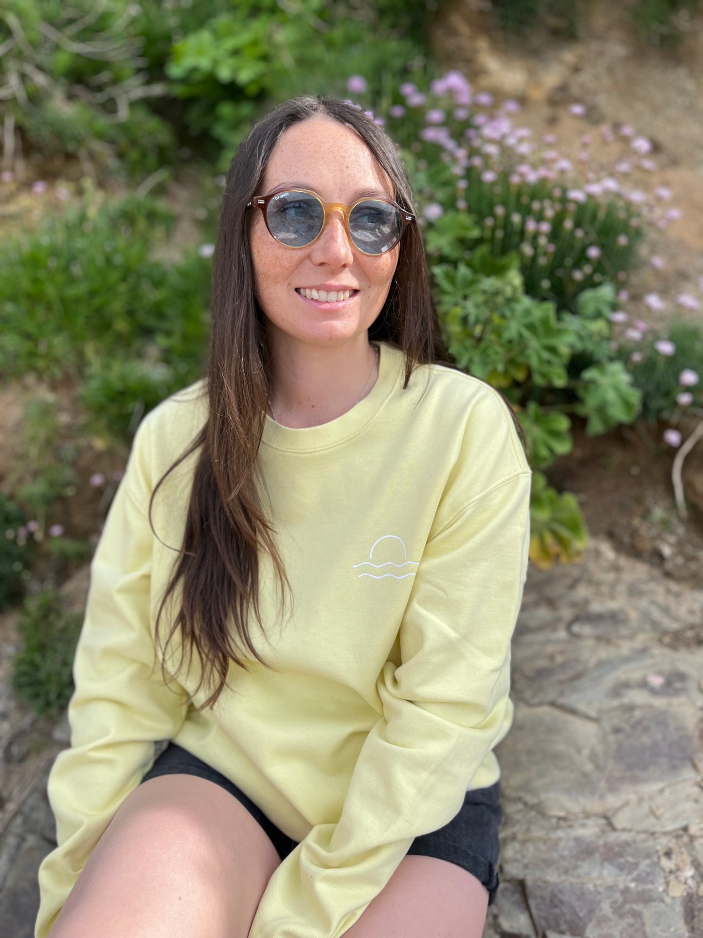 Ladies lemon sunset jumper size 8/10