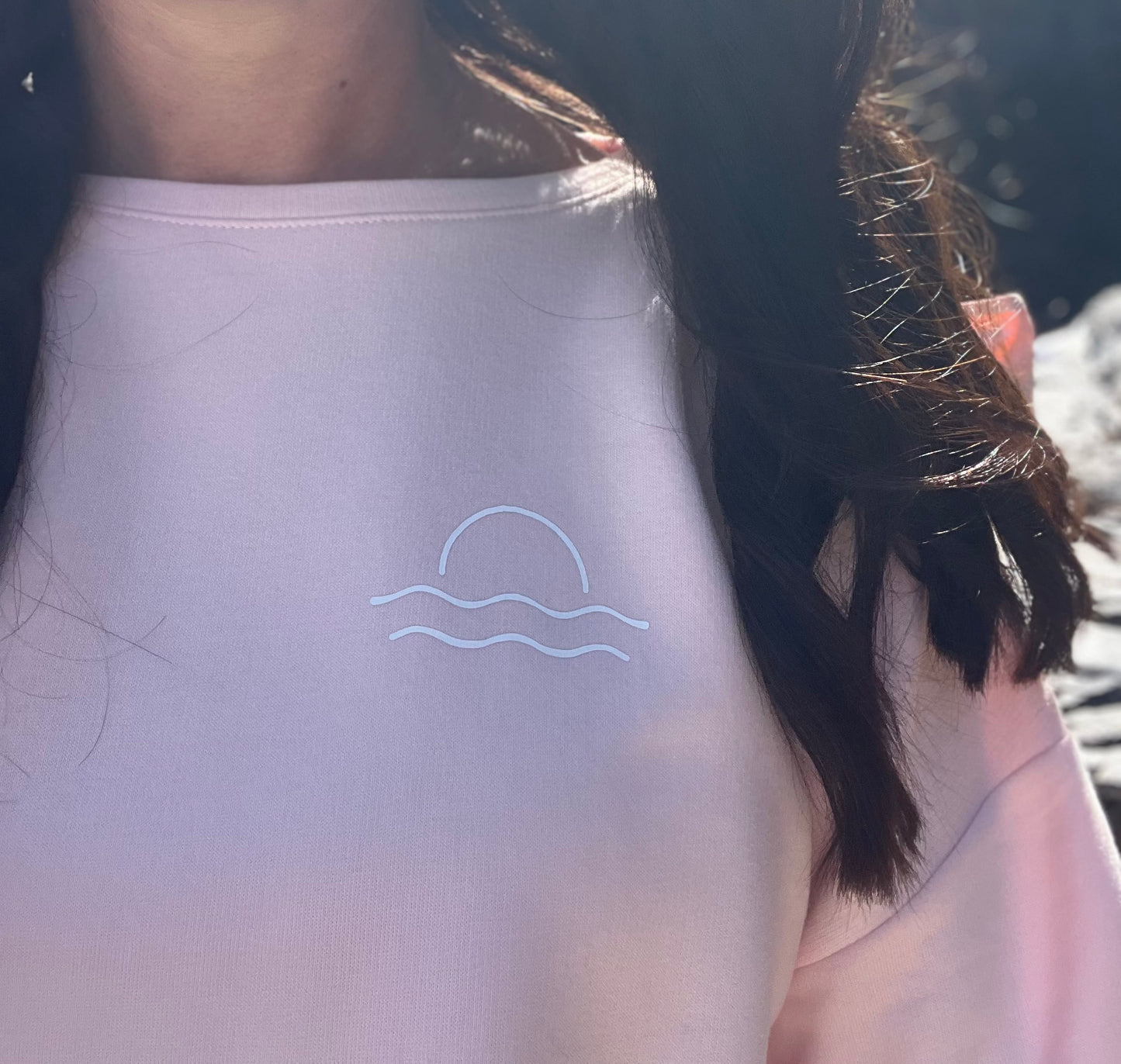 Ultra Soft Pink Sunset Raglan Jumper