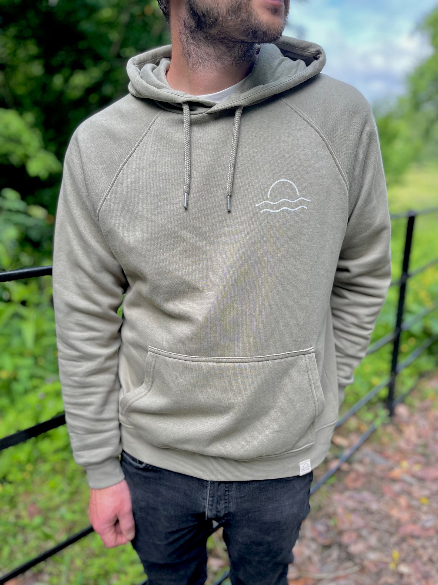 Organic Cotton Olive Sunset Hoody