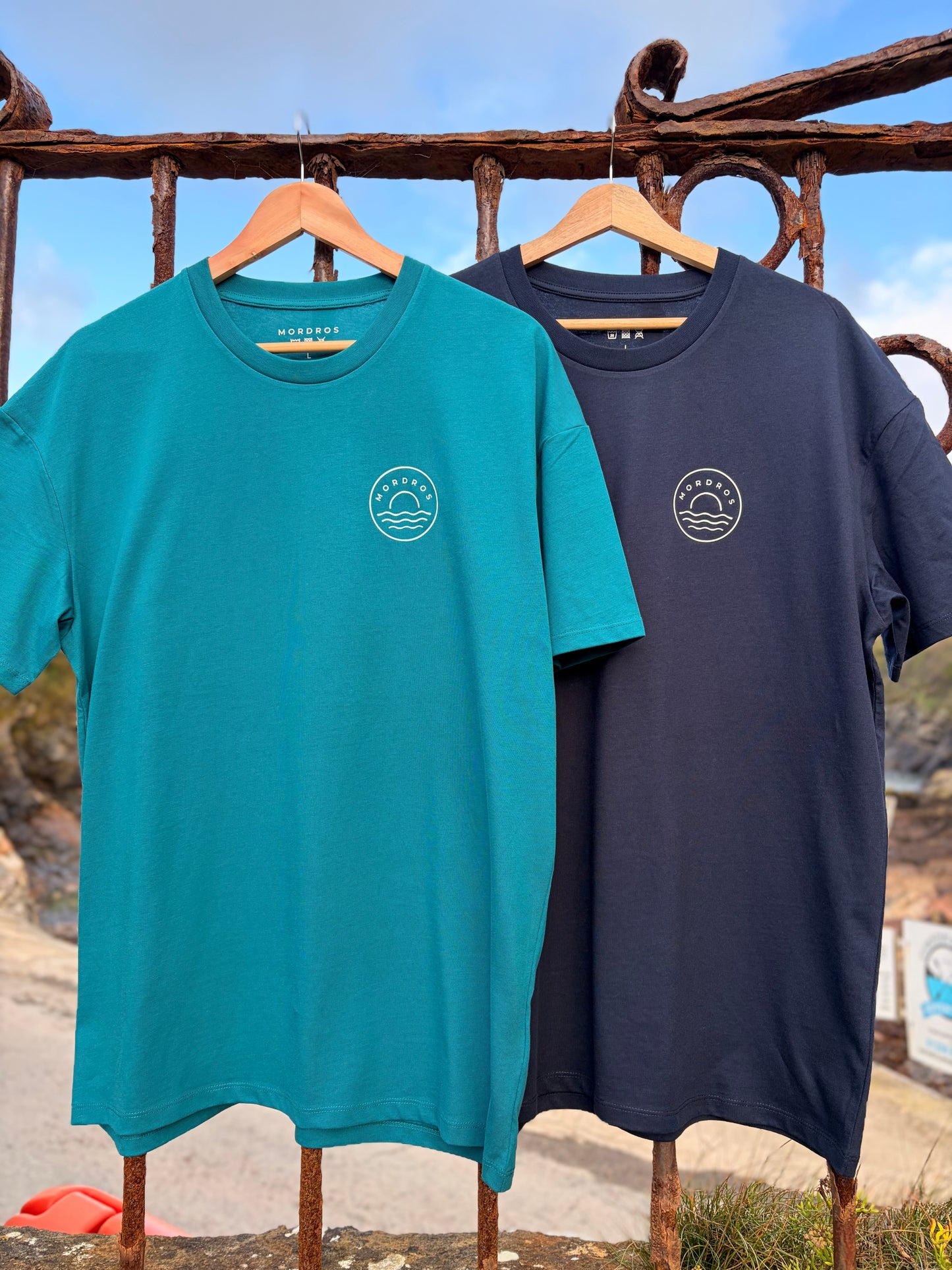 Organic Circle Sunset T shirt