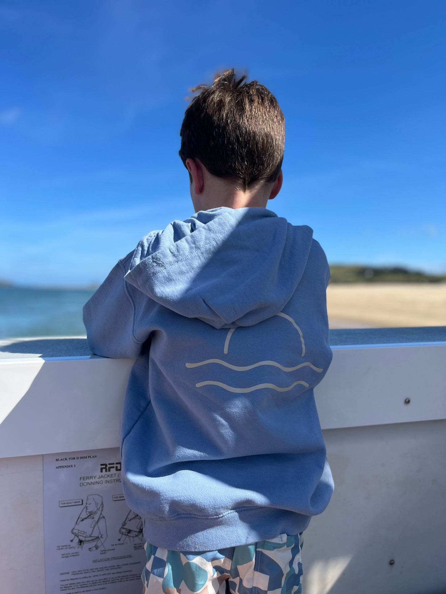 Dusty Blue Sunset Hoody