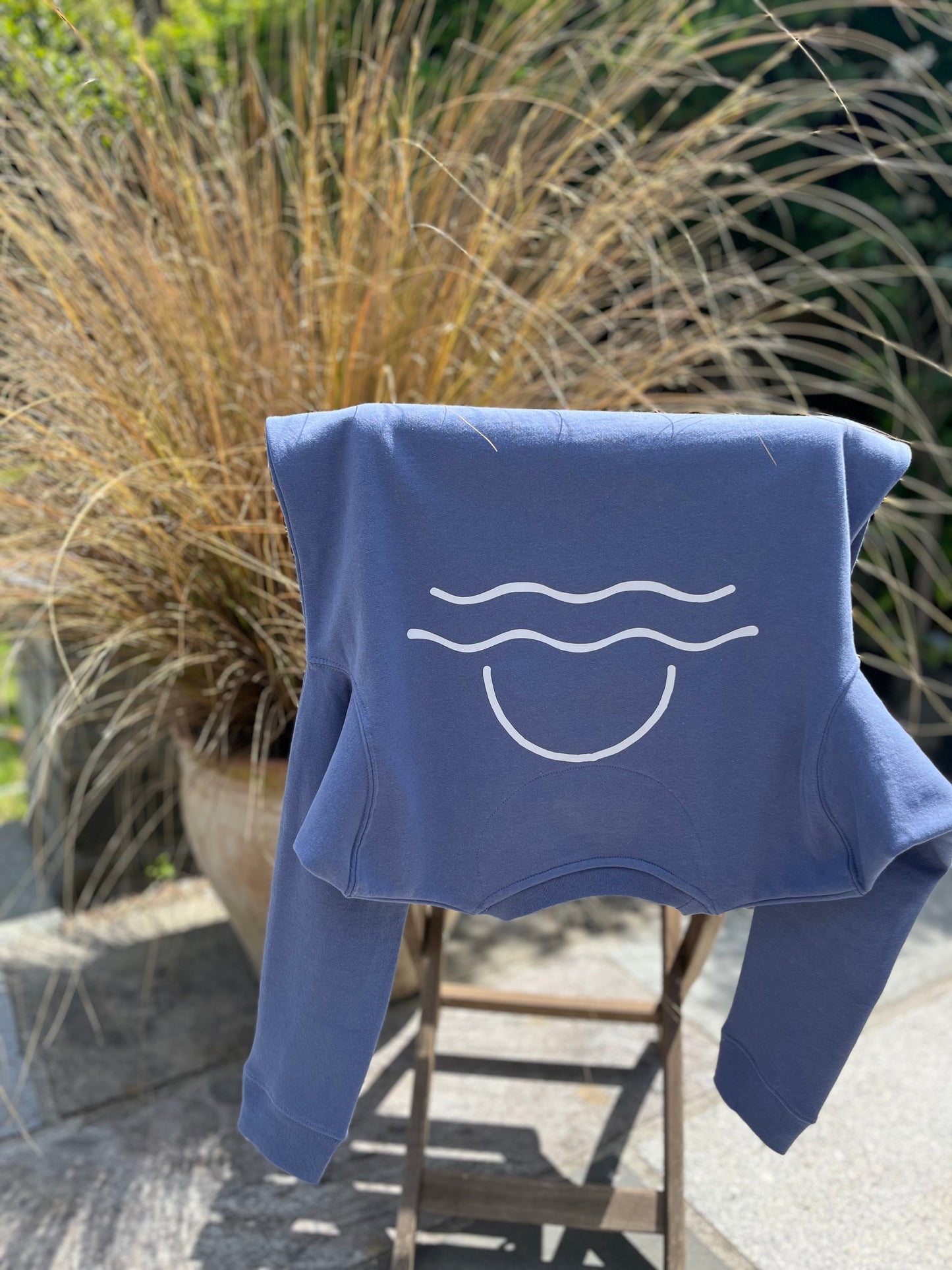 Organic Cotton Cornflower Blue Jumper