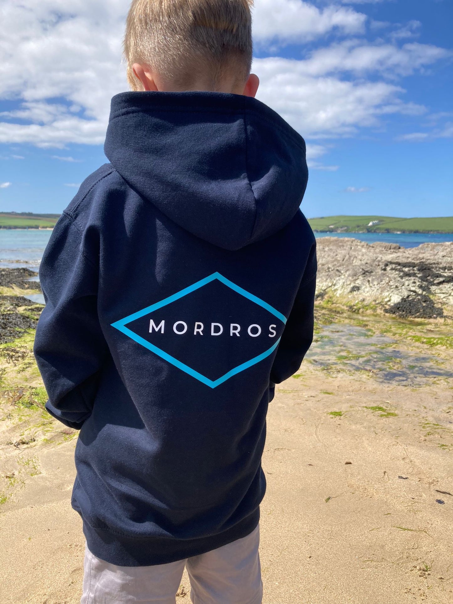 Navy Diamond Hoody