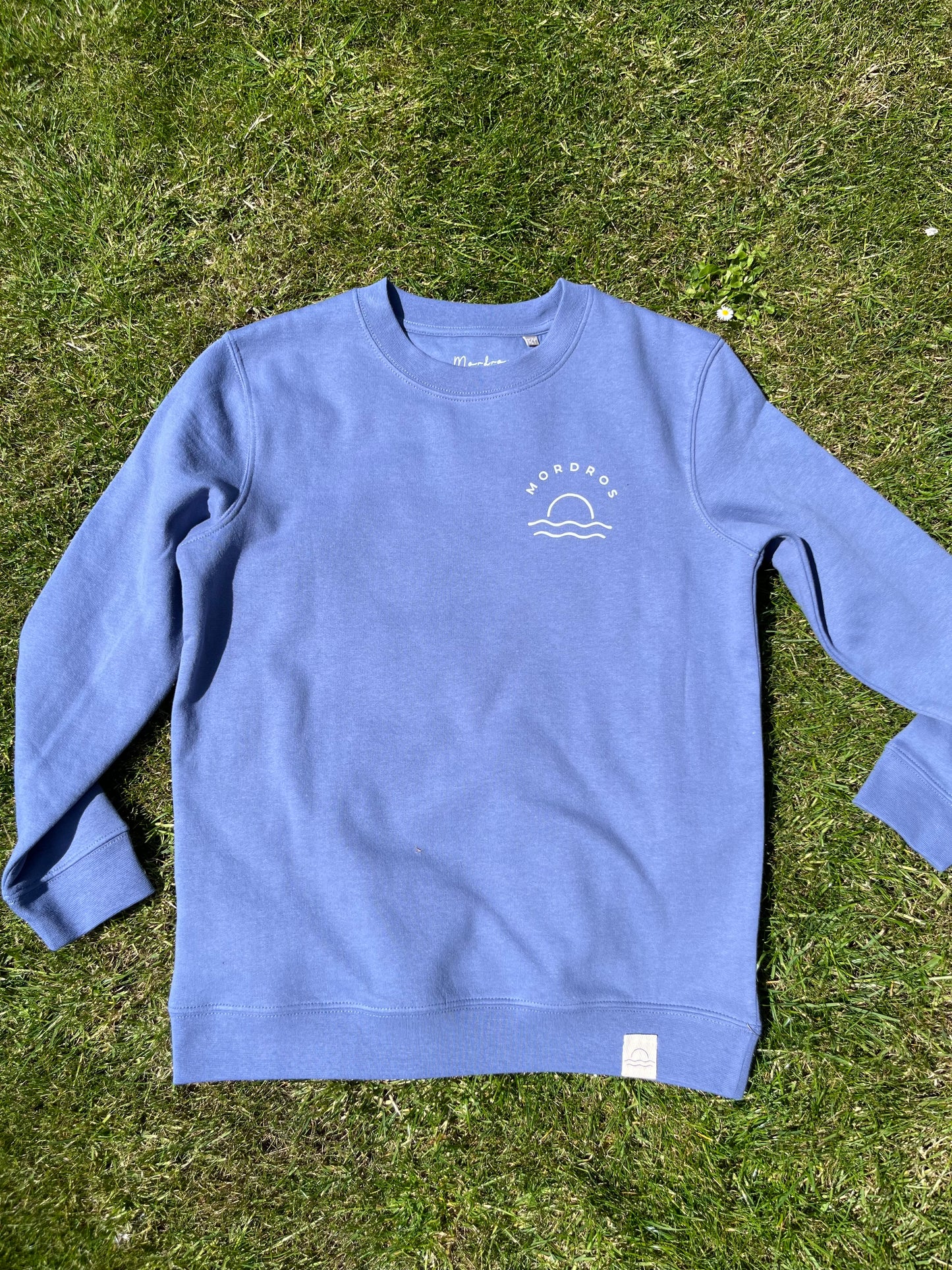 Organic Cotton Cornflower Blue Jumper