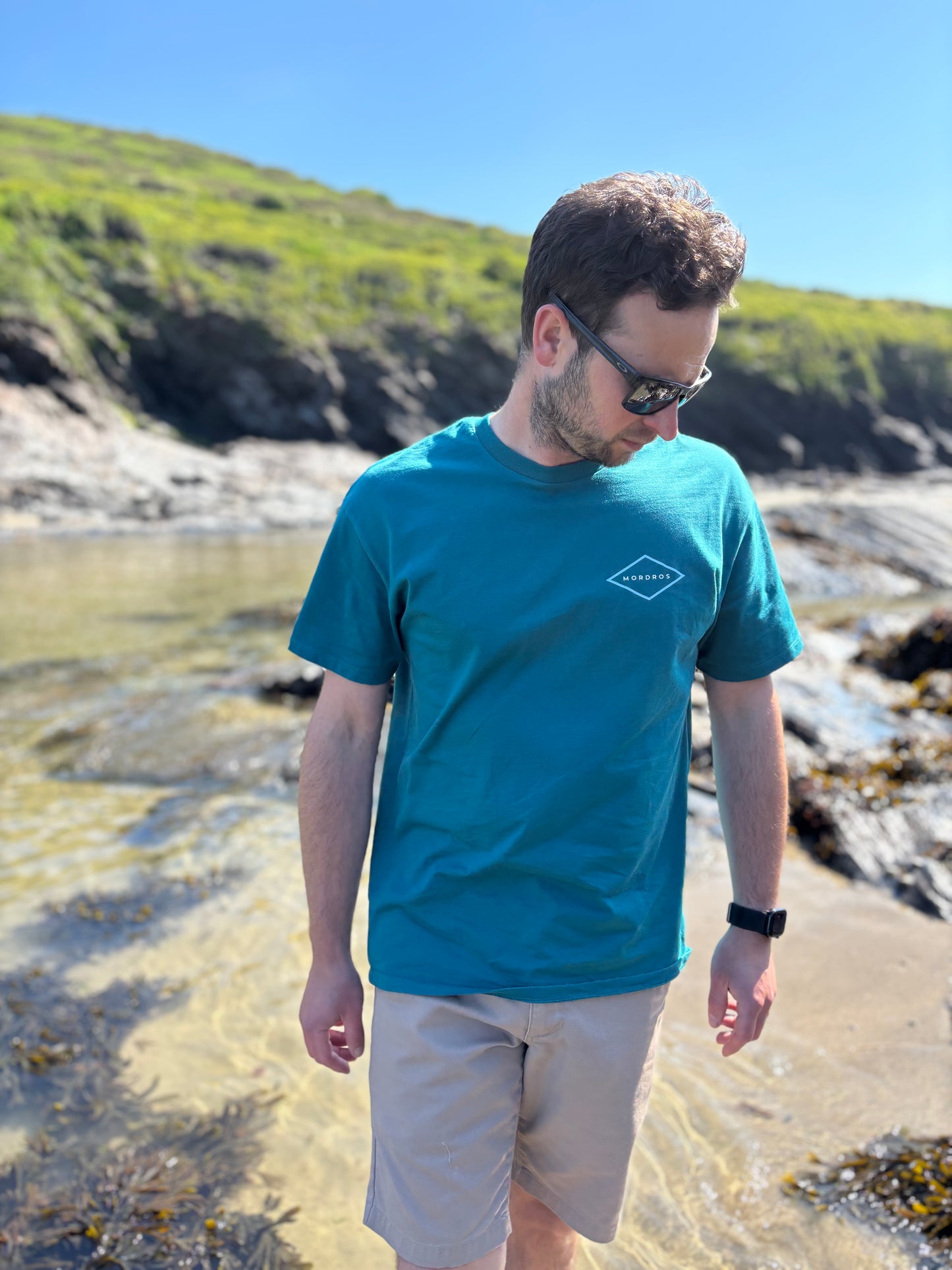 Teal Relaxed Organic Tee