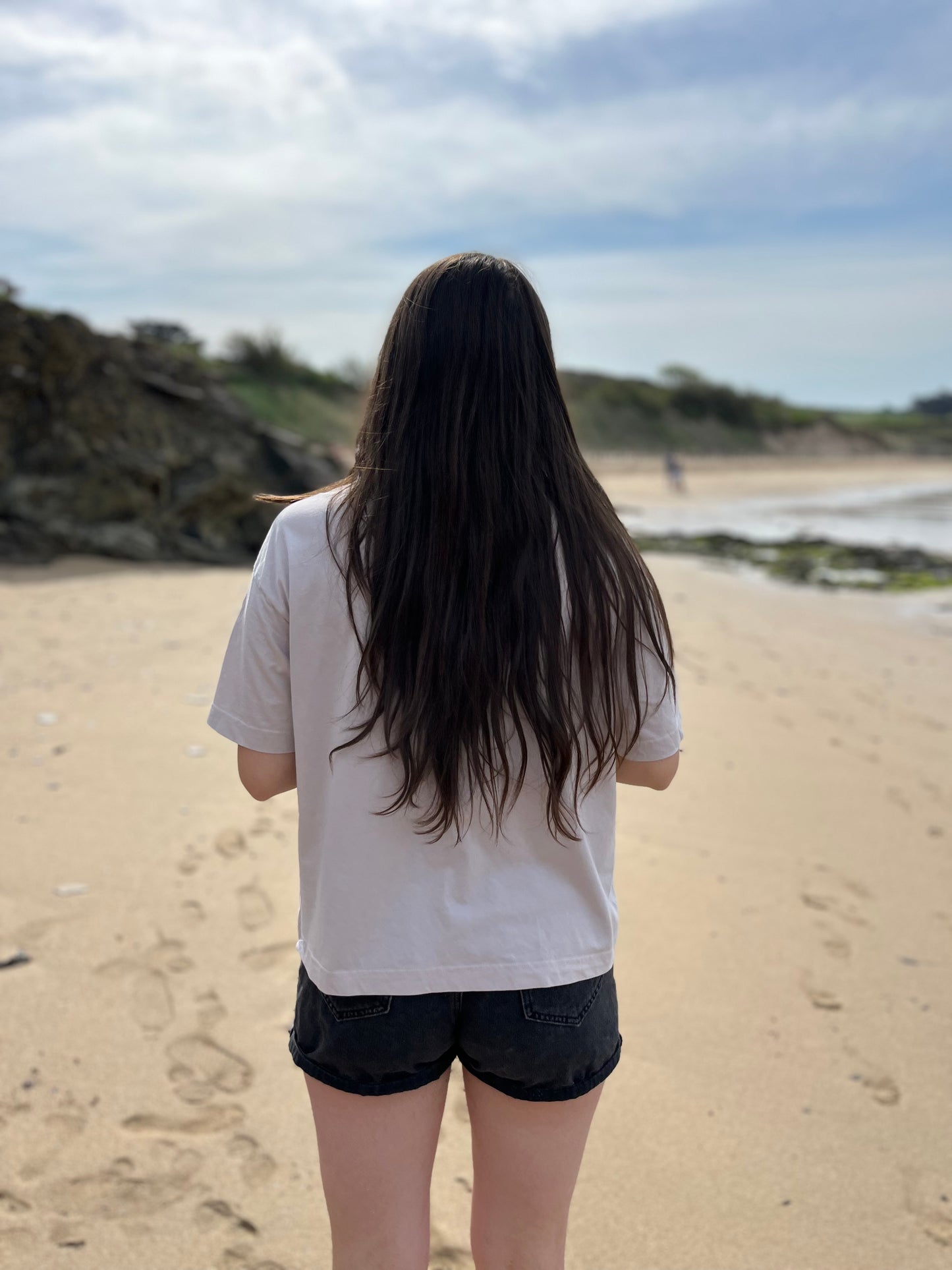 Sand Organic Cotton Boxy Tee