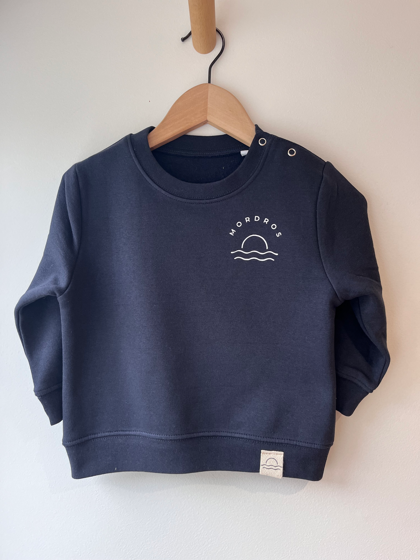 Navy and White Sunset Jumper