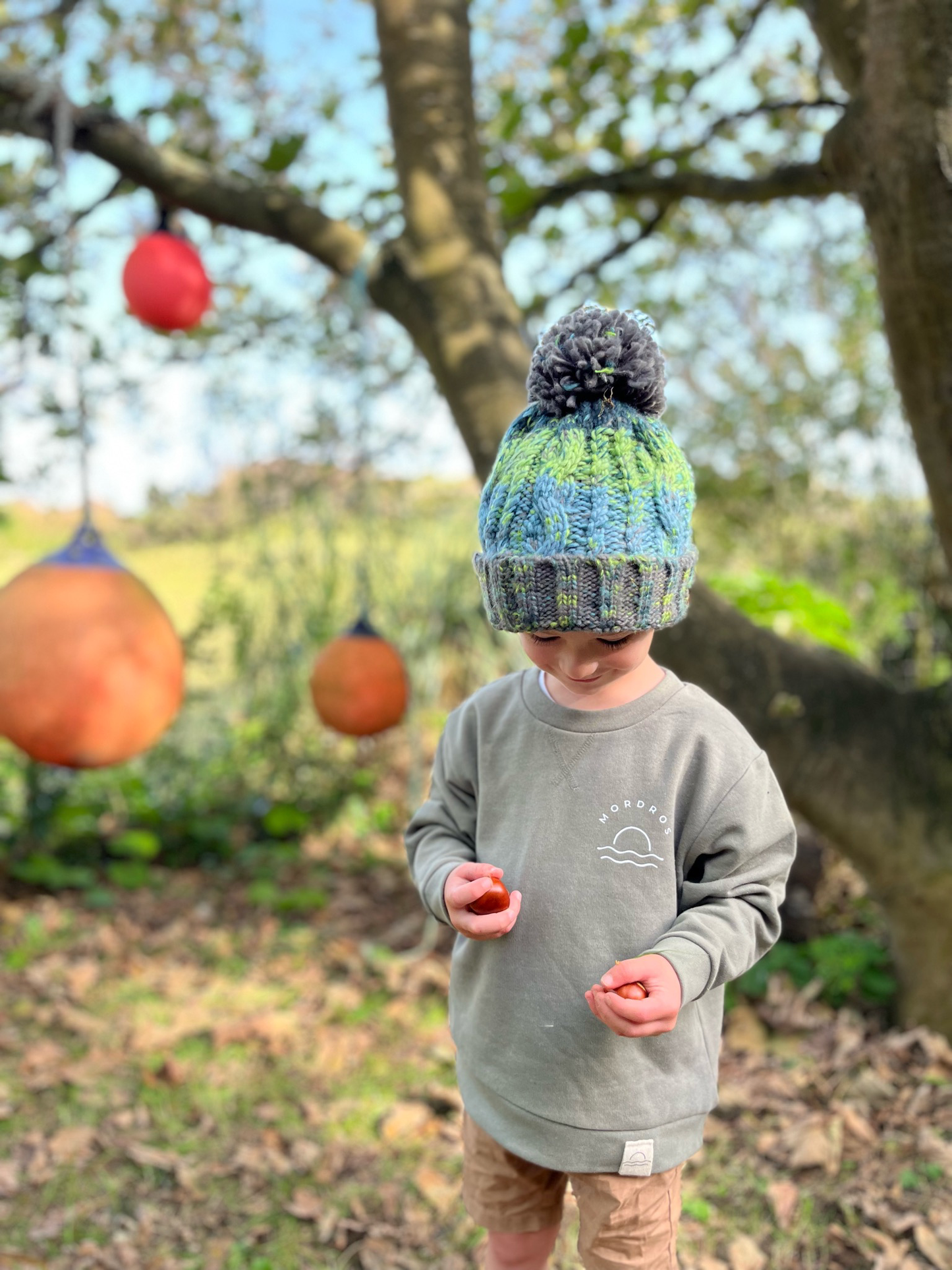 100% Recycled Cotton Olive Sunset Jumper