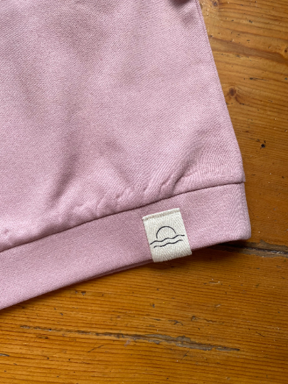 100% Recycled Cotton Dusty Pink Sunset Jumper