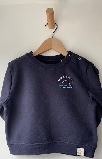 Navy Retro Sunset Jumper