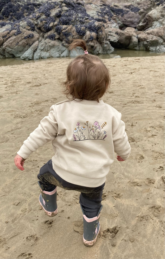 100% Recycled Cotton Wild Flower Jumper