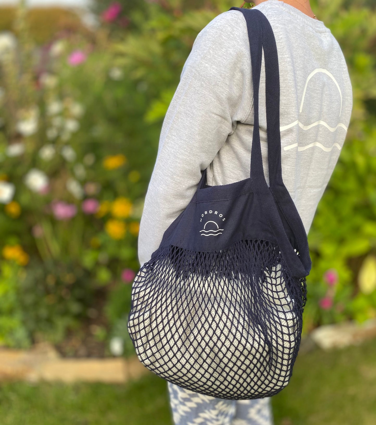 Organic Cotton Net Beach bag