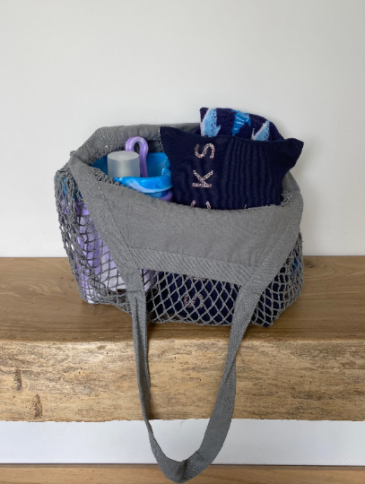 Organic Cotton Net Beach bag