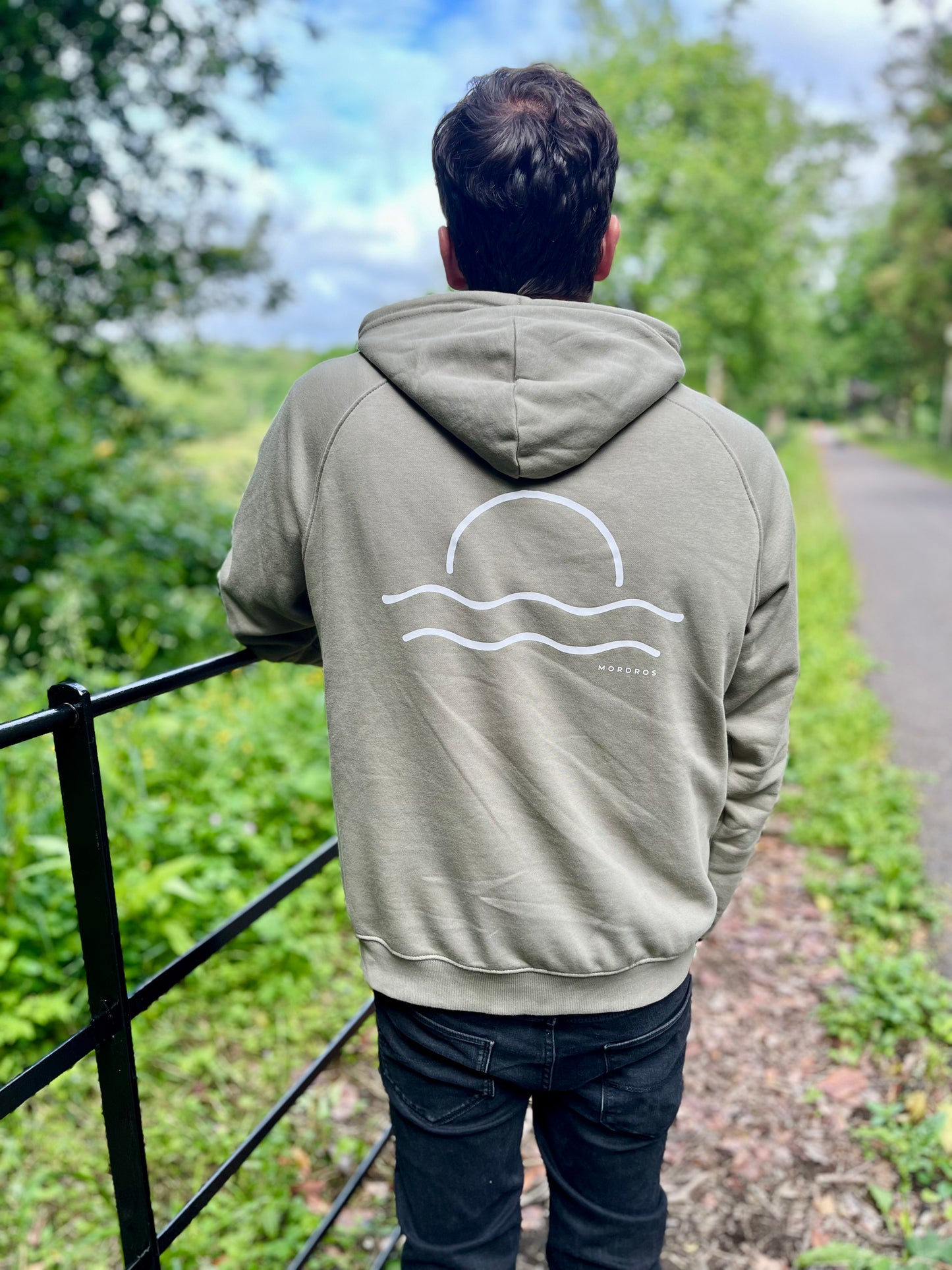 Organic Cotton Olive Sunset Hoody