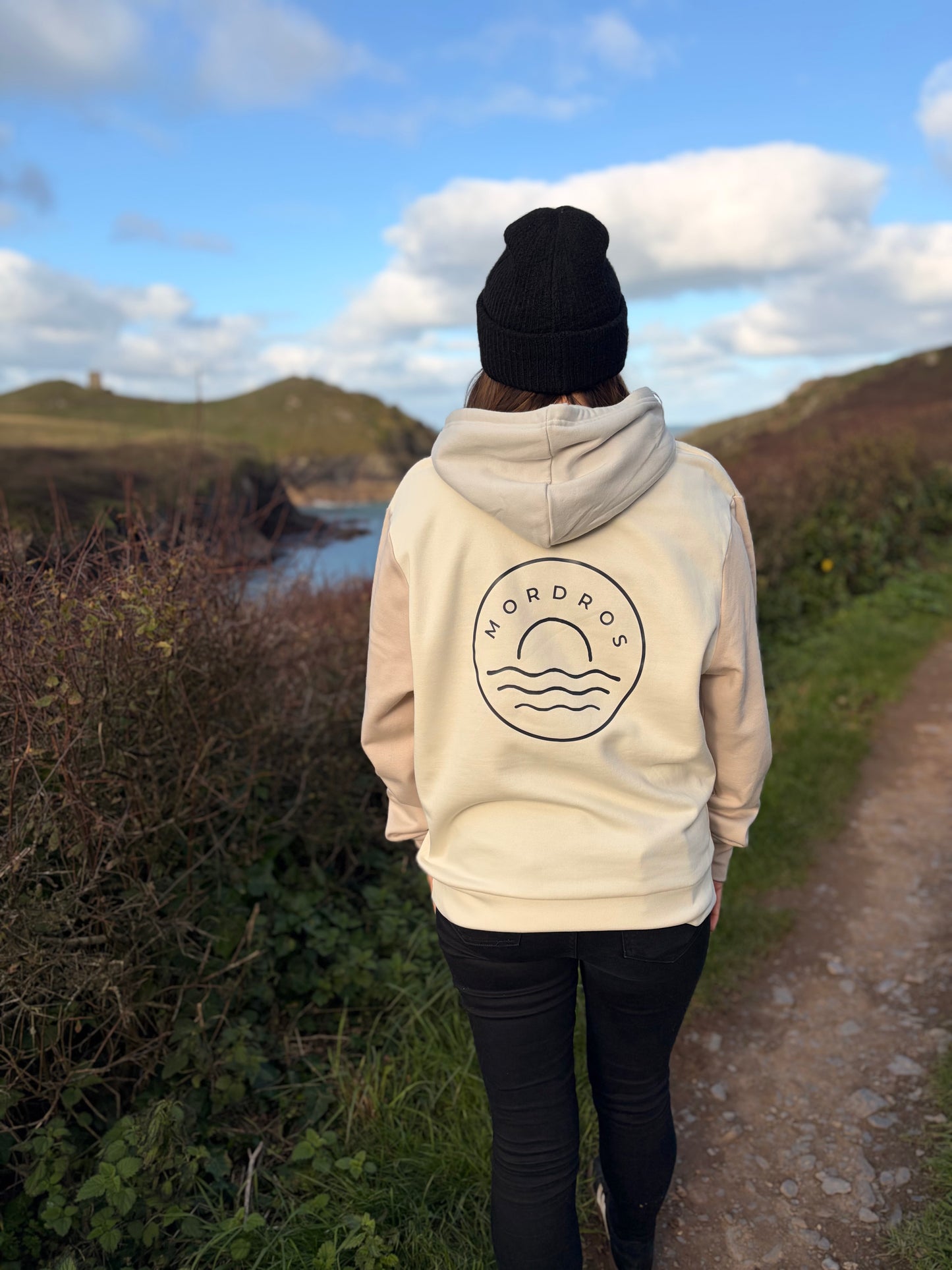 Contrast Organic Cotton Raglan Hoody