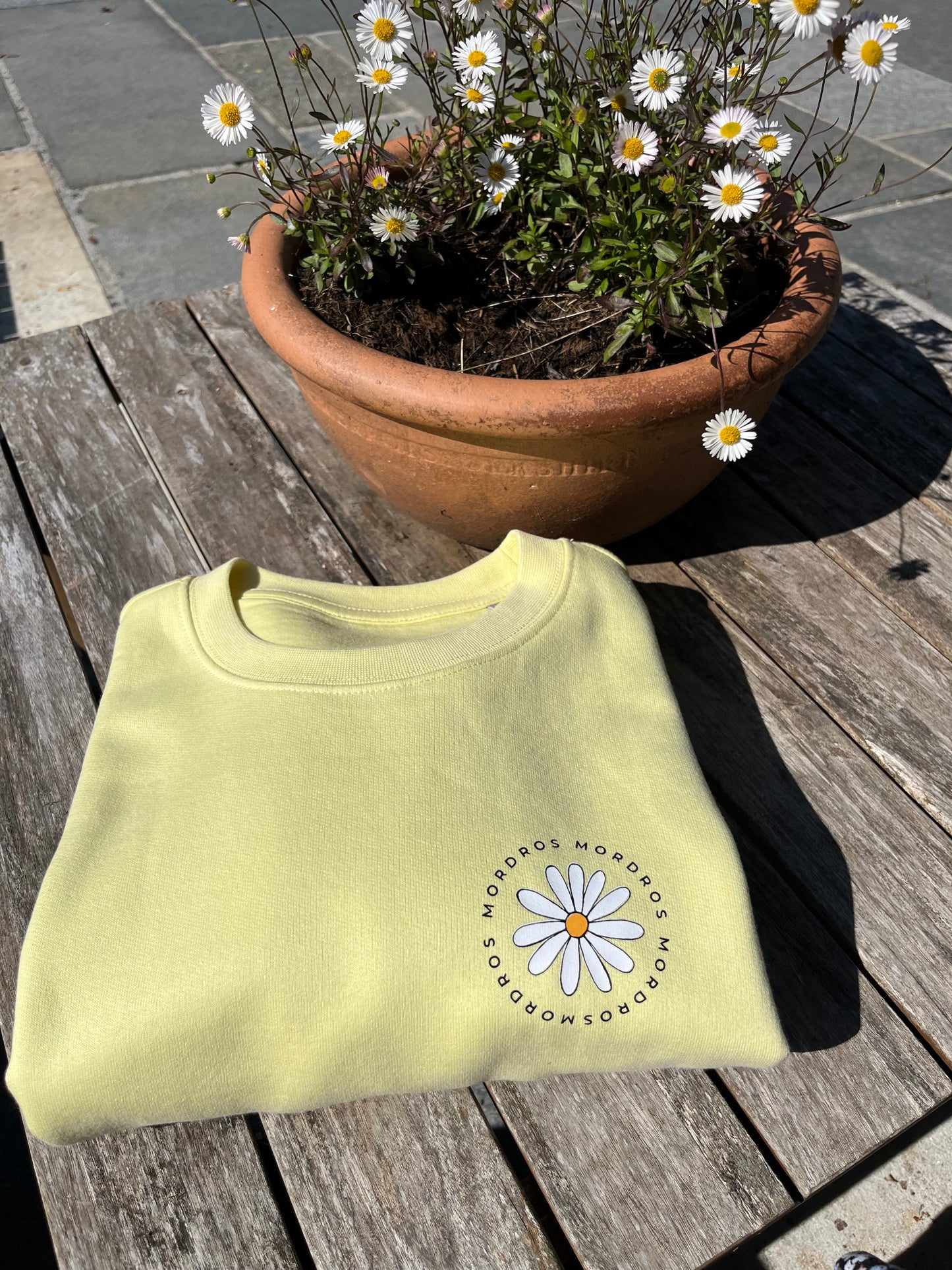 Ladies lemon daisy jumper size 8/10
