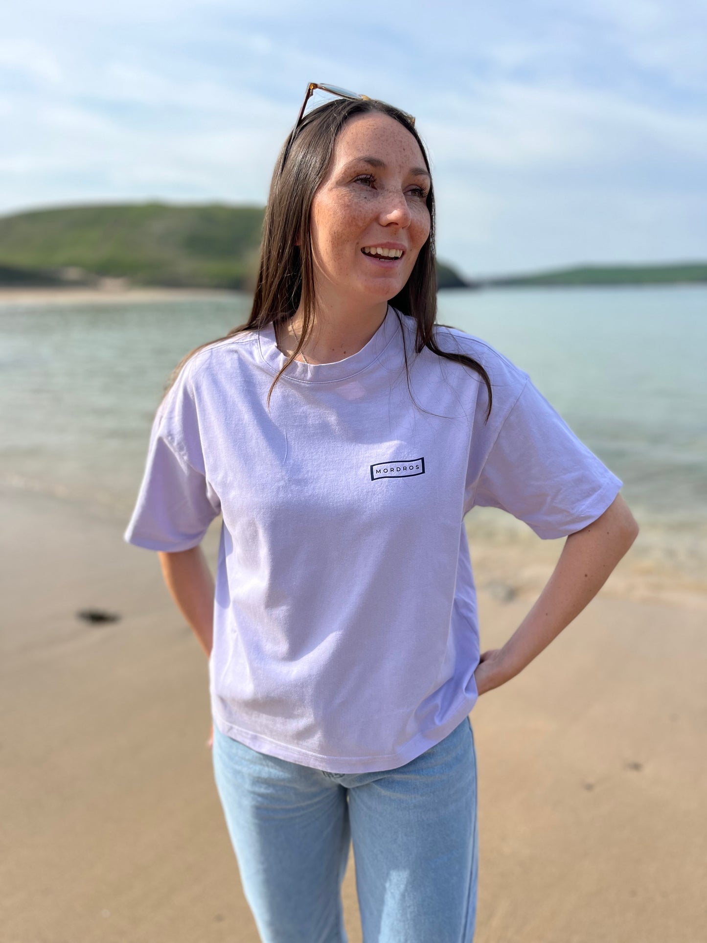 Lilac Organic Cotton Boxy Tee