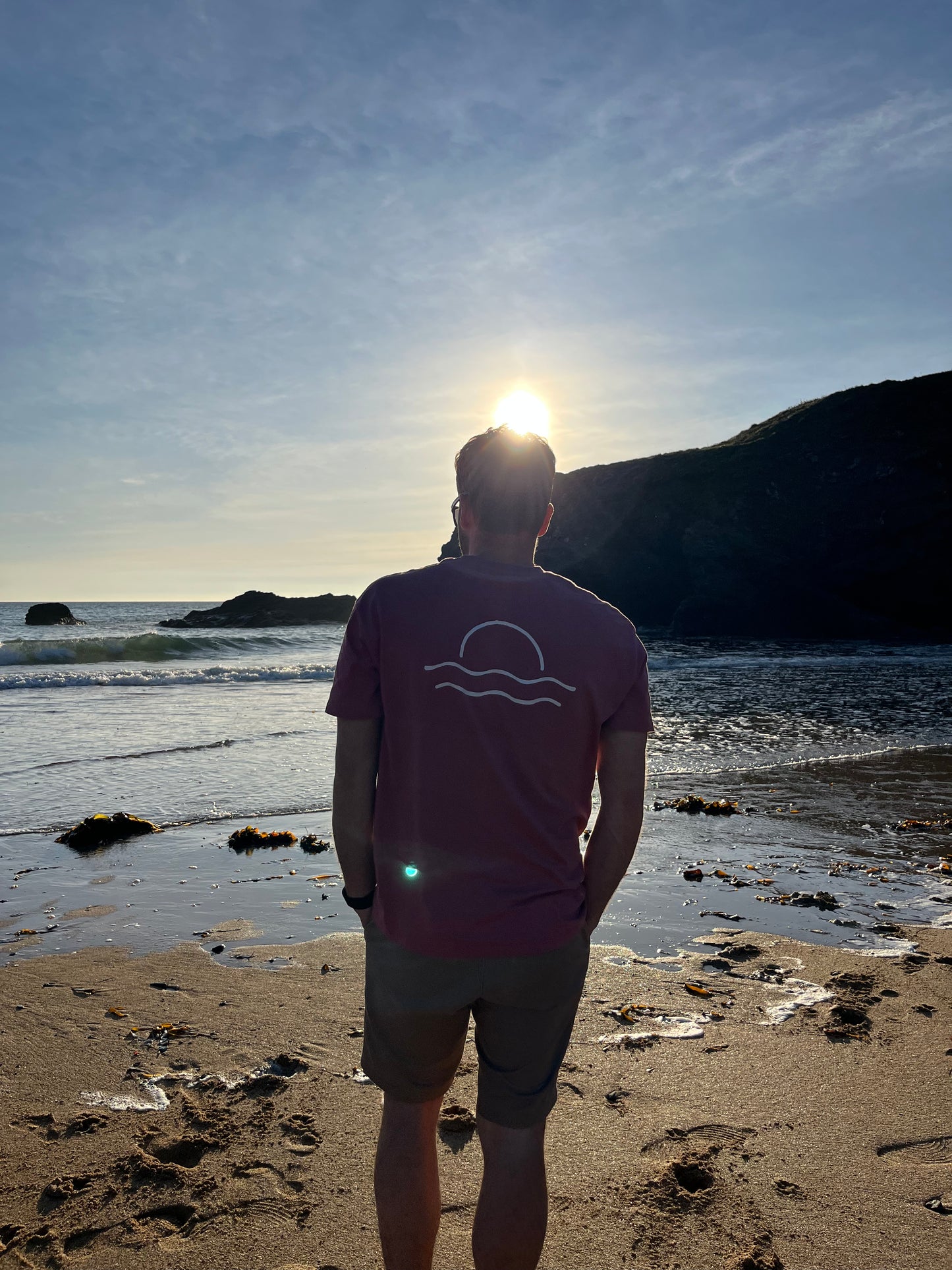 Dusty Pink Relaxed Organic Tee