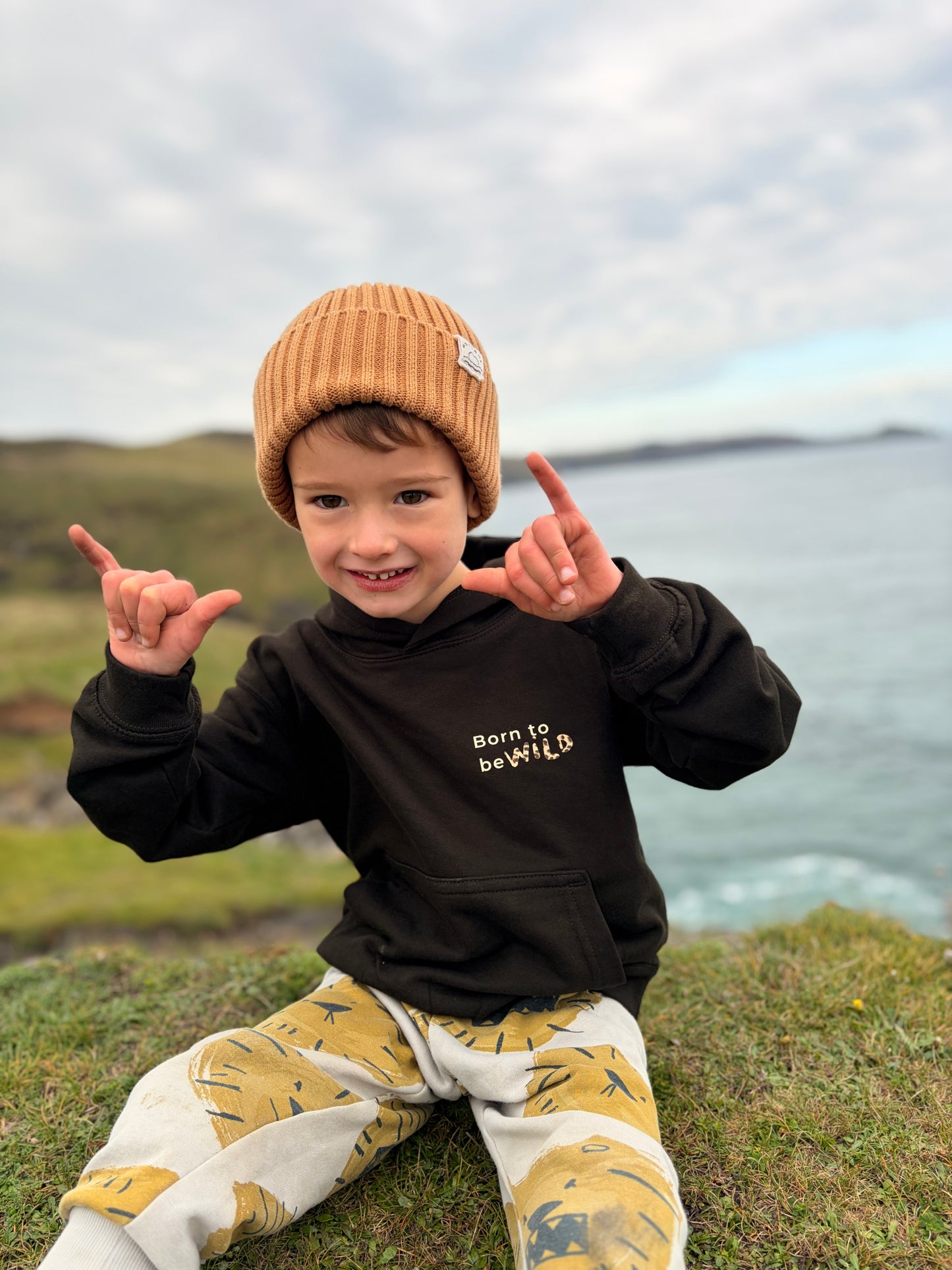 Born To Be Wild Black Hoody