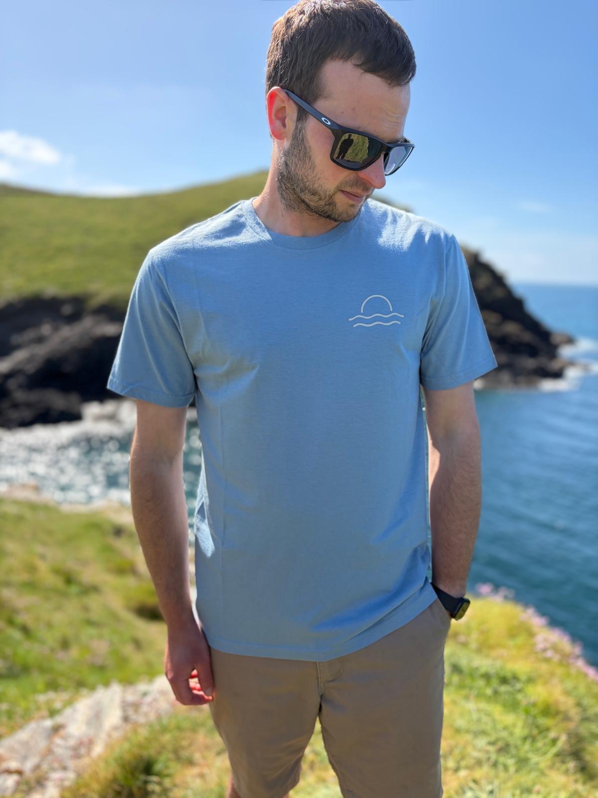 Dusty Blue Sunset Tee