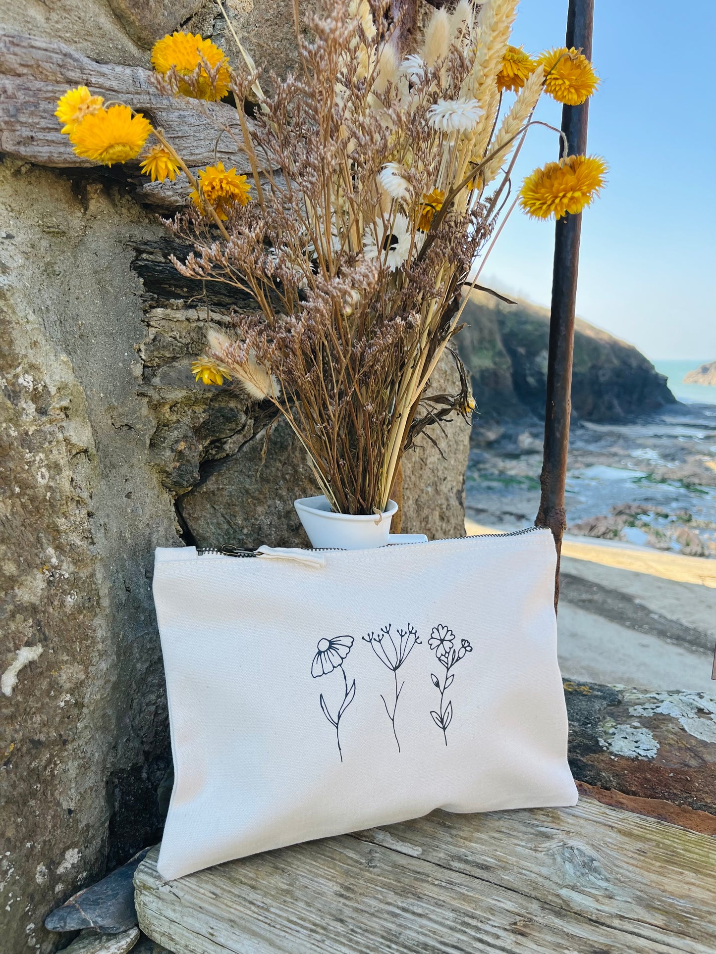 Wild Flower Make Up Bag