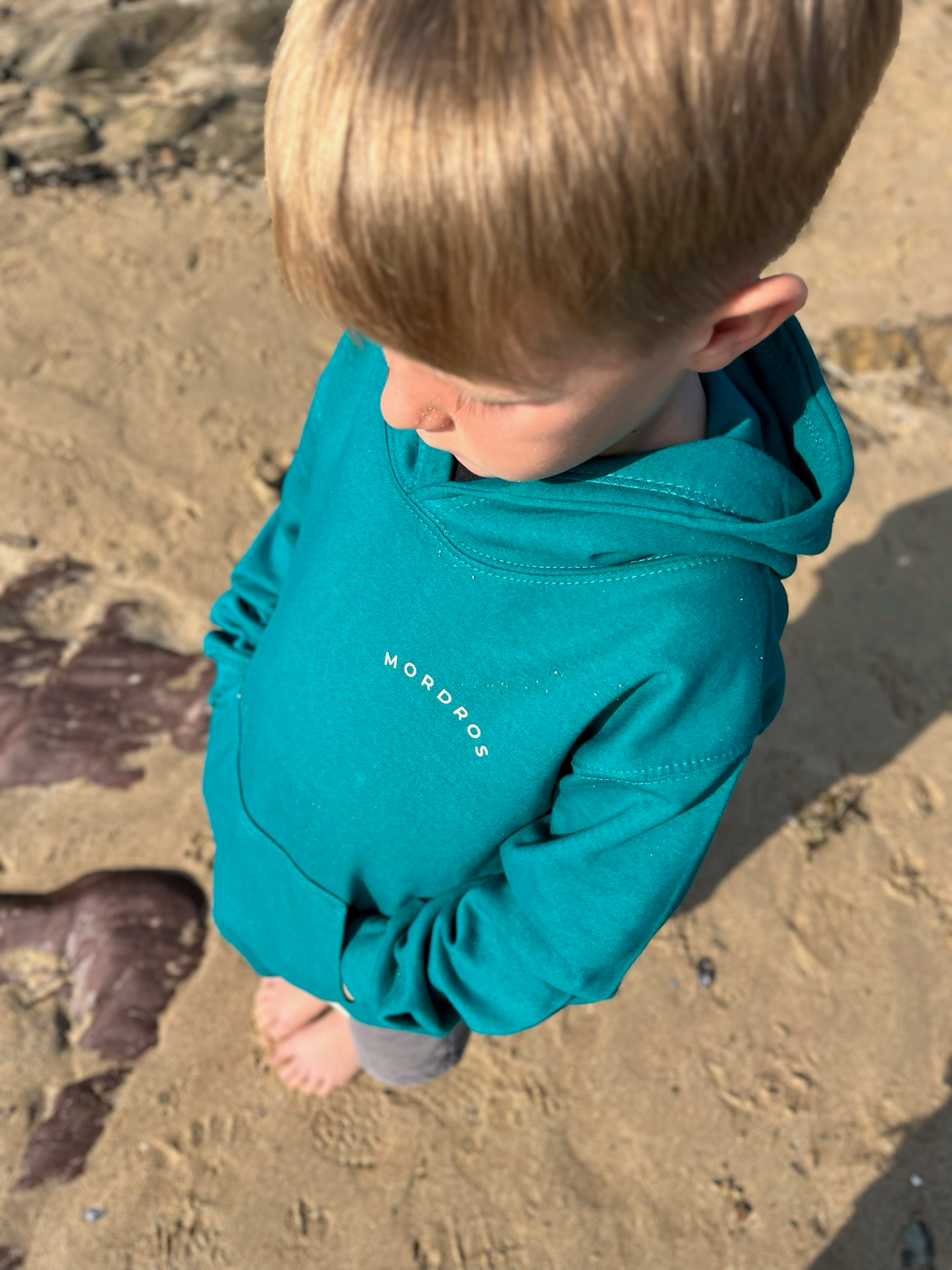 Teal Circle Hoody