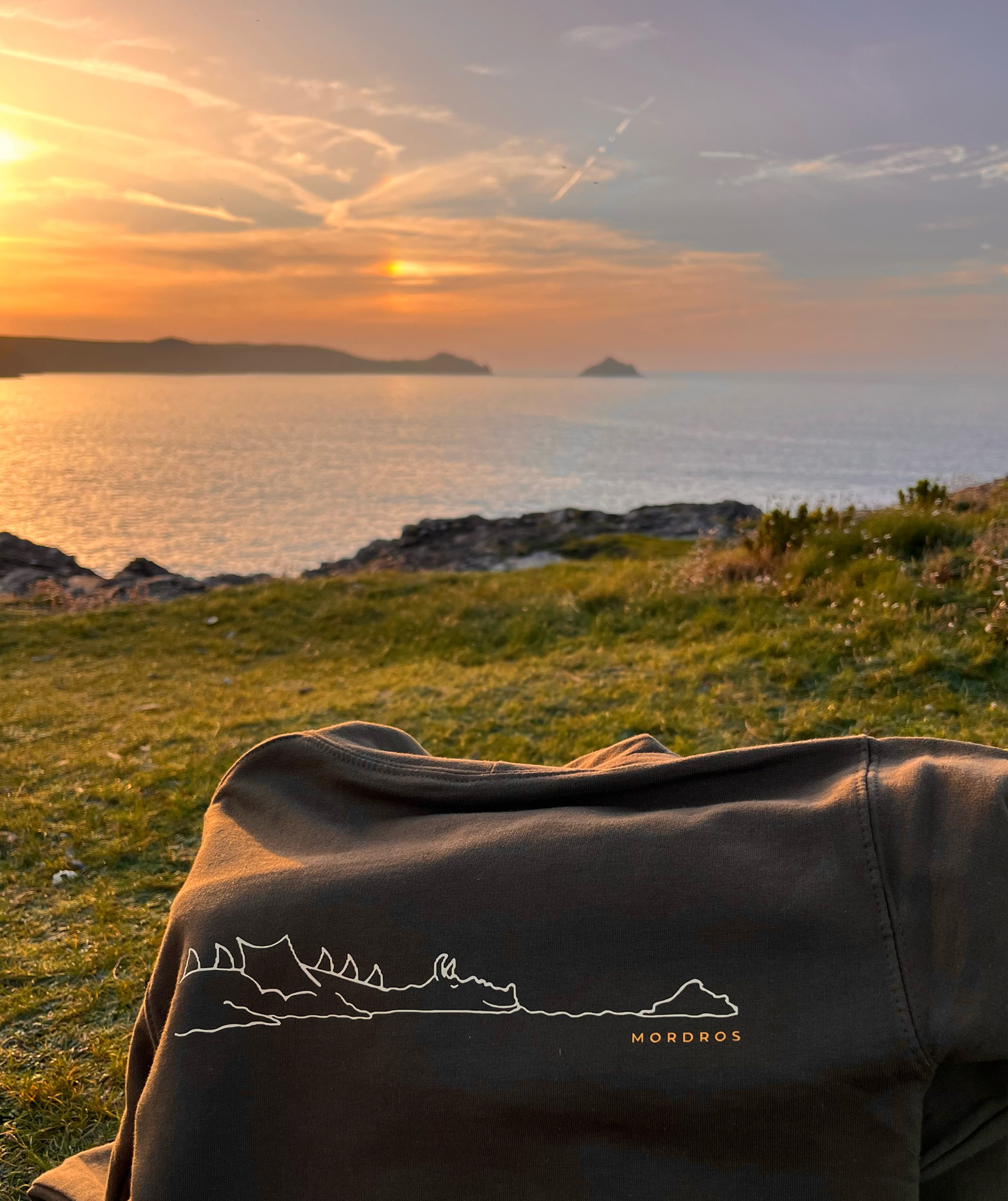 Port Quin Dragon Olive Hoody