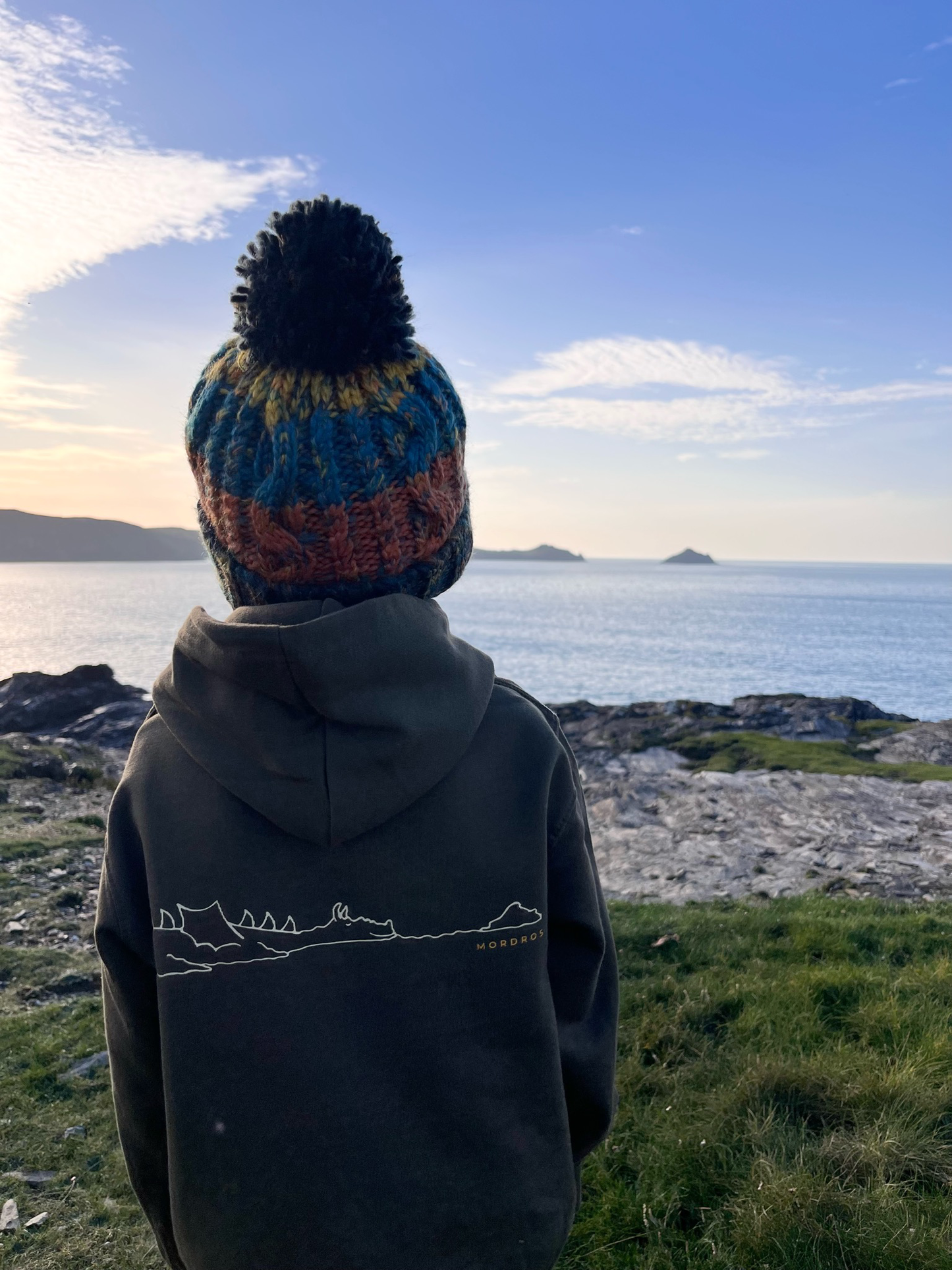 Port Quin Dragon Olive Hoody