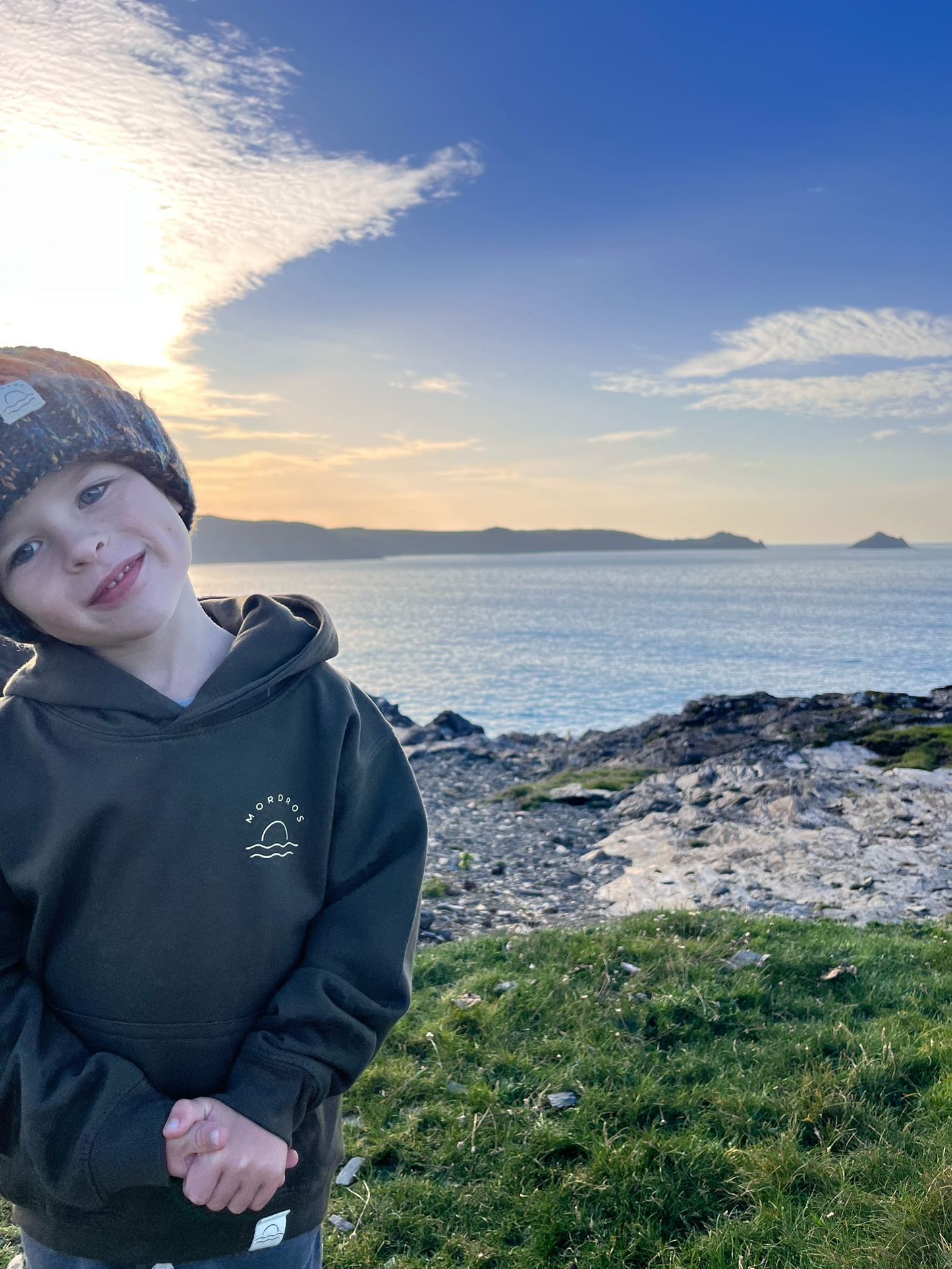 Port Quin Dragon Olive Hoody
