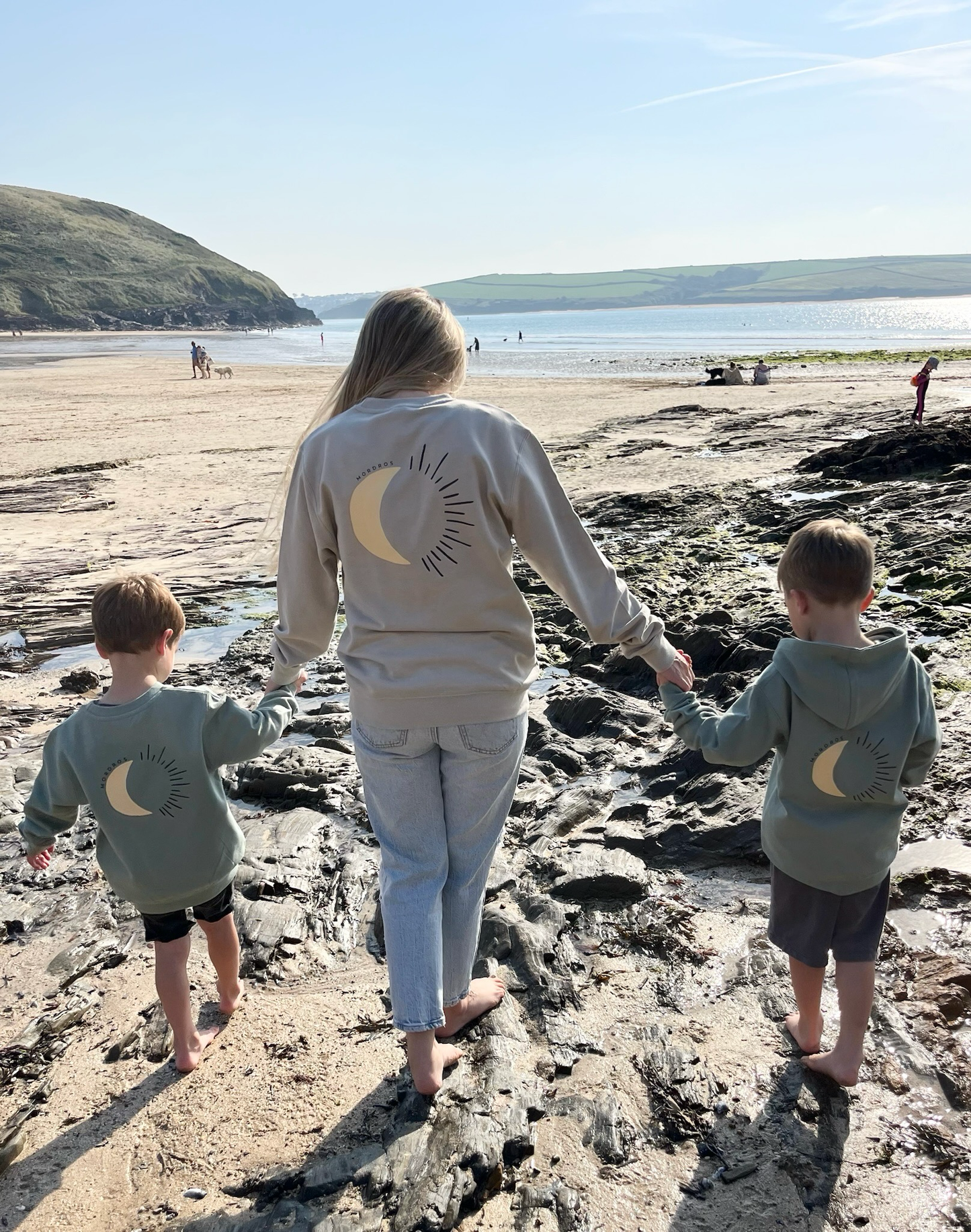 Dusty Green Moon Hoody