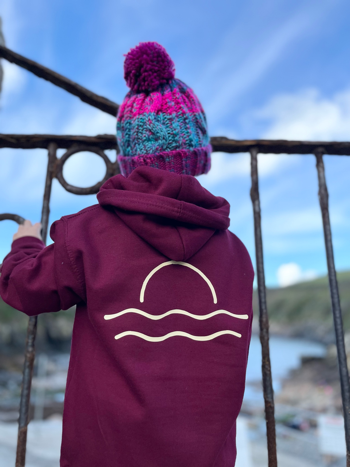 Burgundy Sunset Hoody