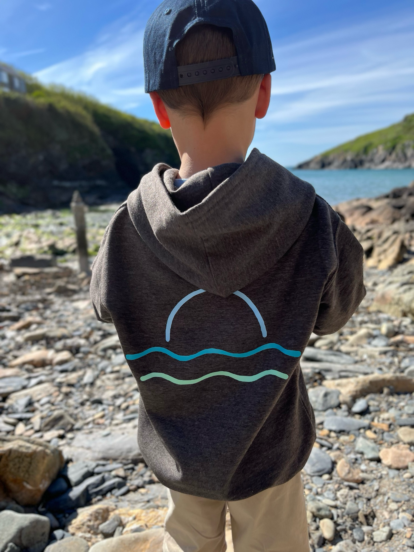 Grey Sunset Hoody