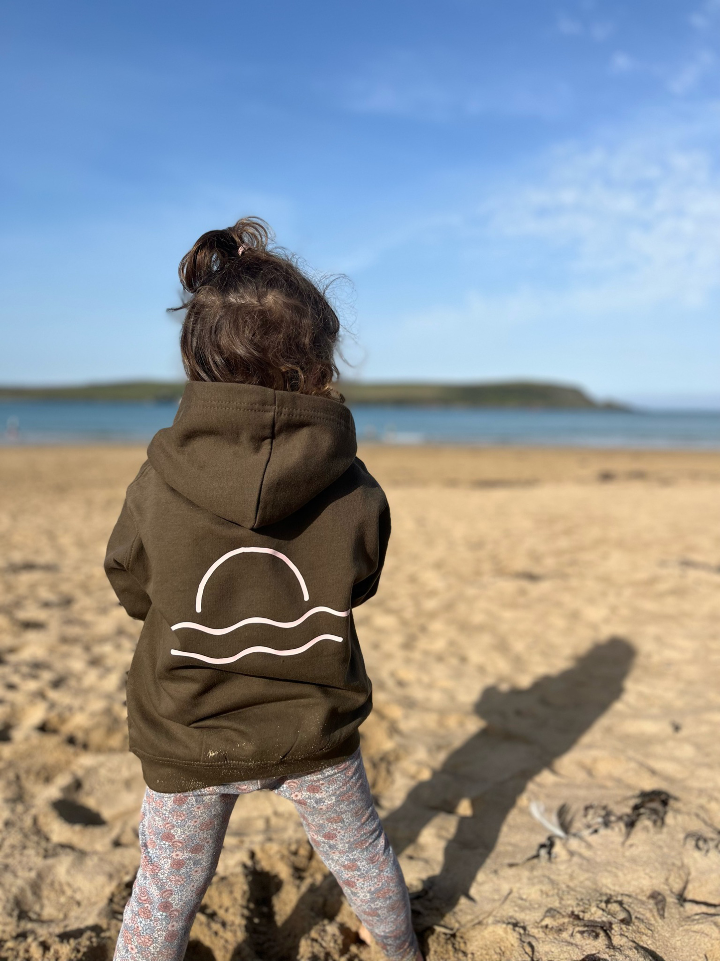 Olive and Pink Sunset Hoody