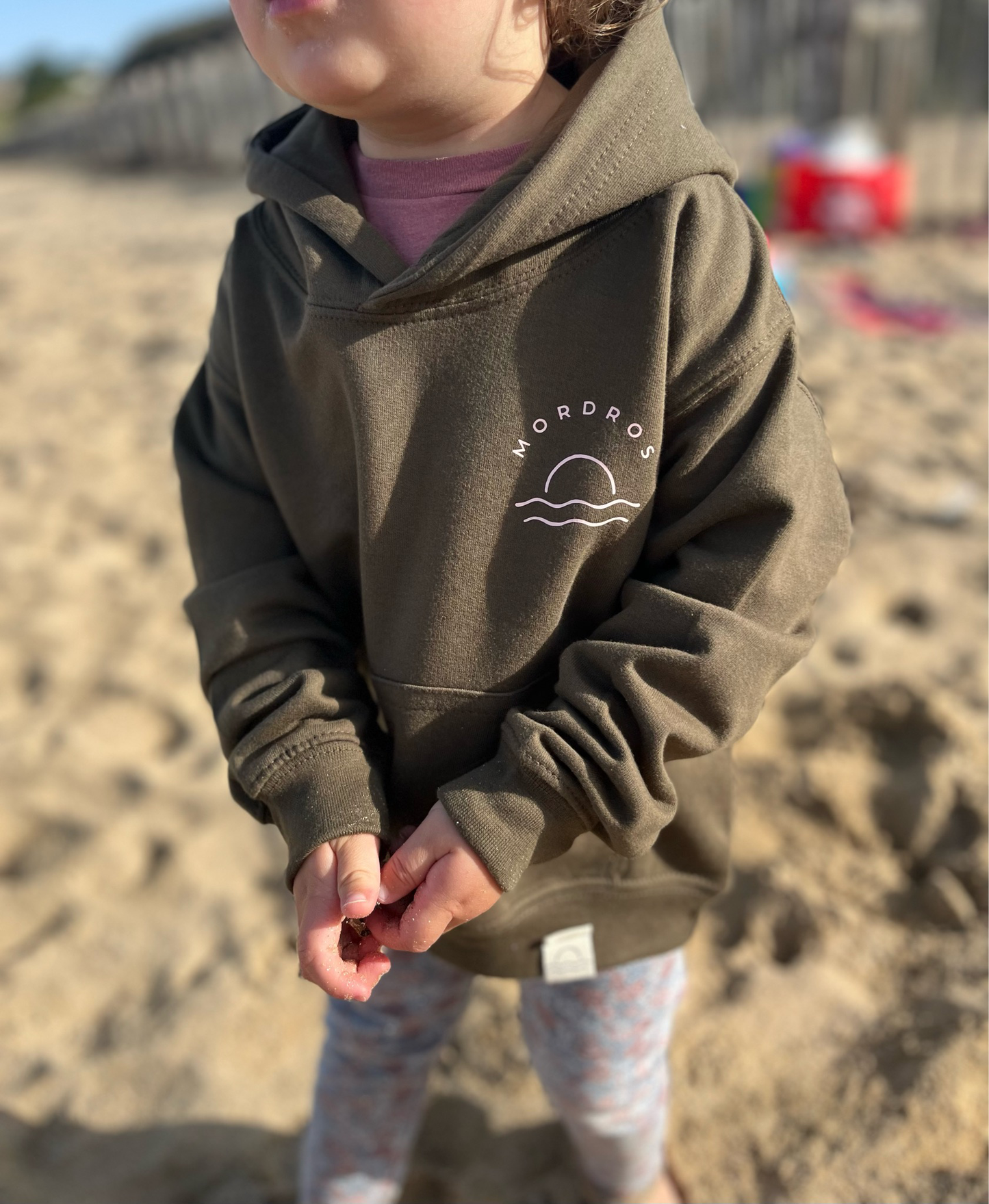 Olive and Pink Sunset Hoody