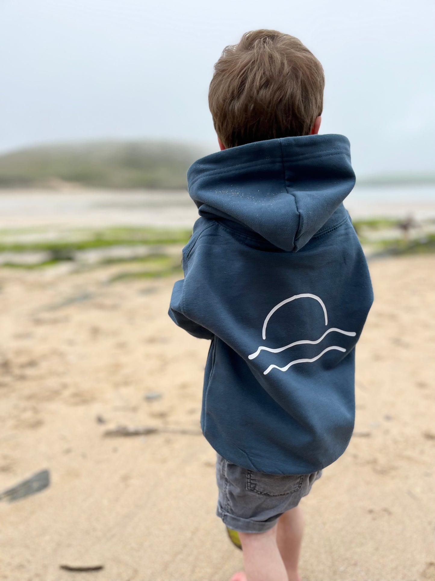 Petrol Blue Sunset Hoody