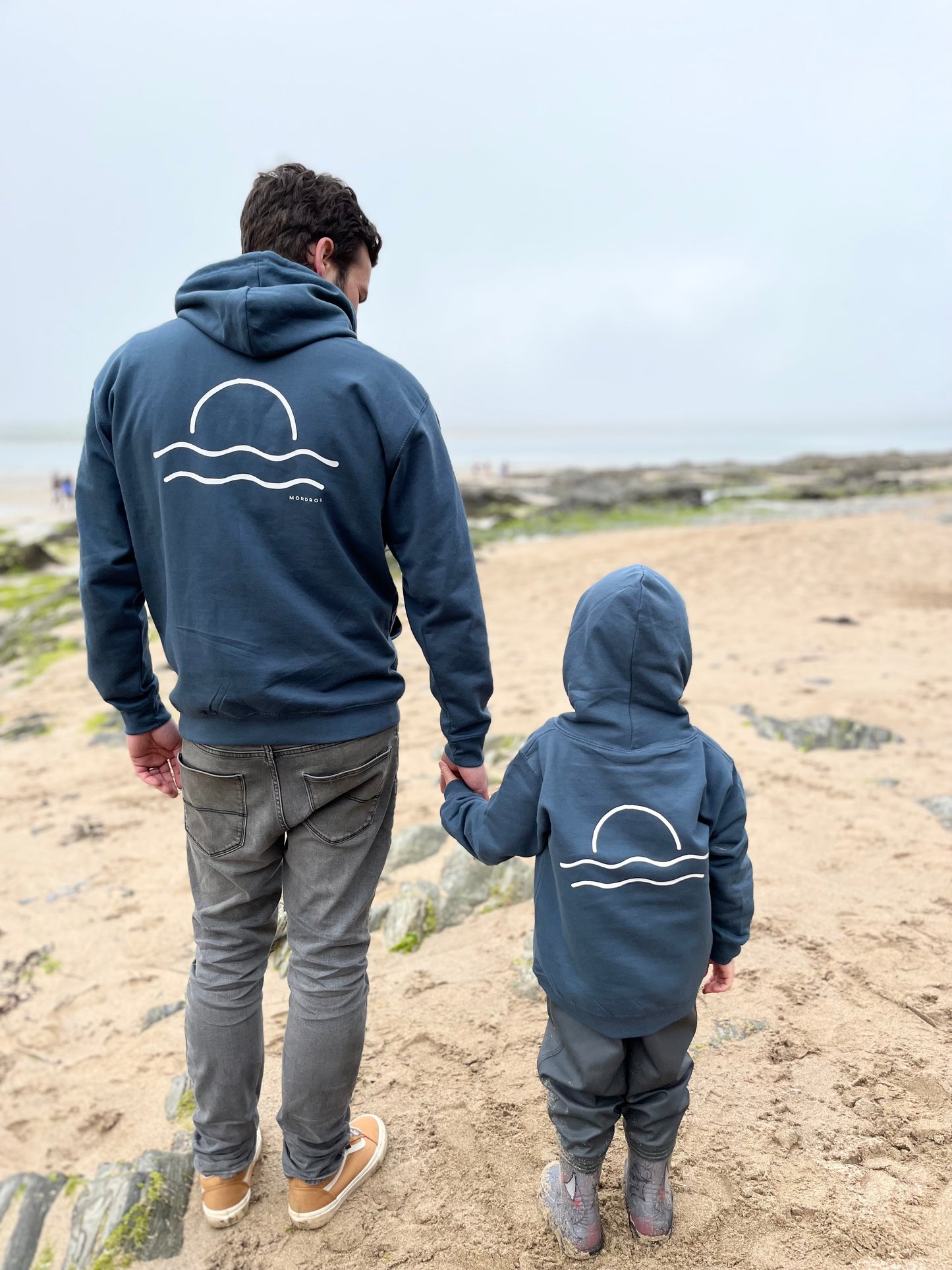 Petrol Blue Sunset Hoody