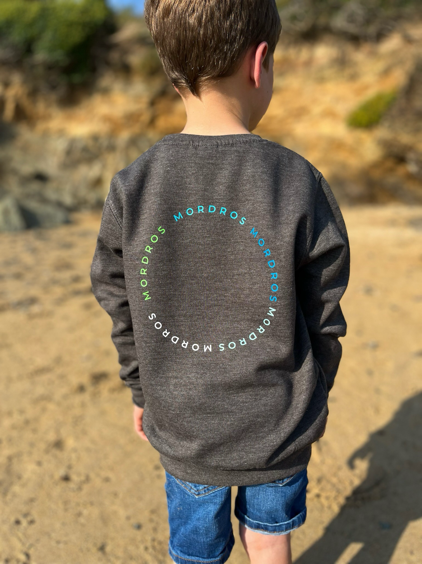 Charcoal Circle Design Jumper