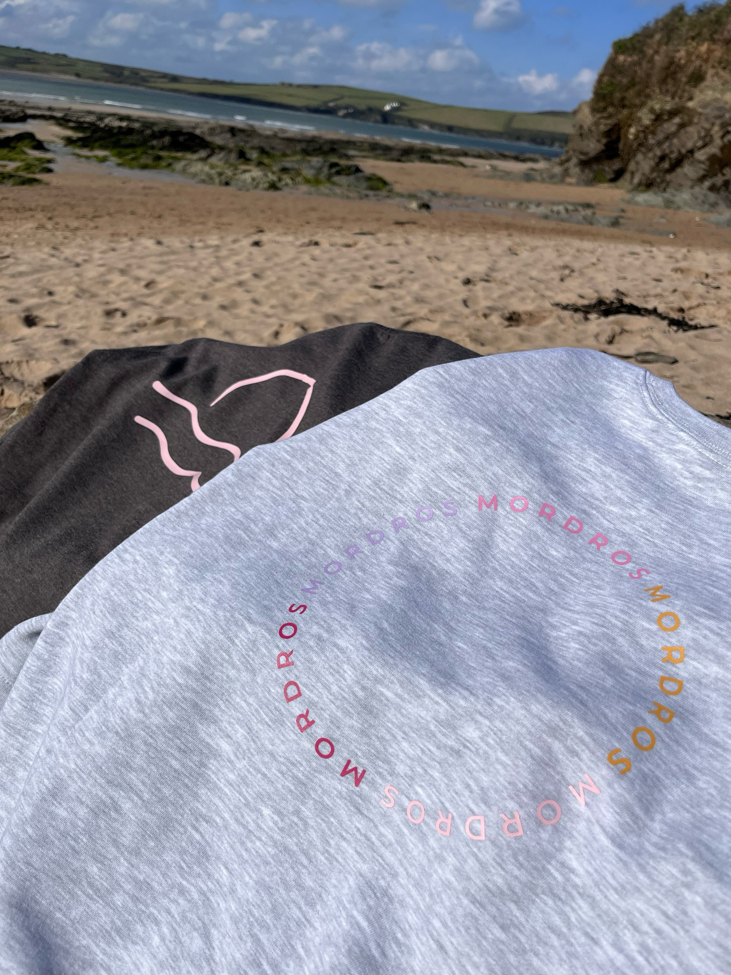 Grey Circle Design Jumper