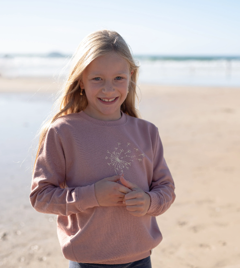 Pink Dandelion Jumper