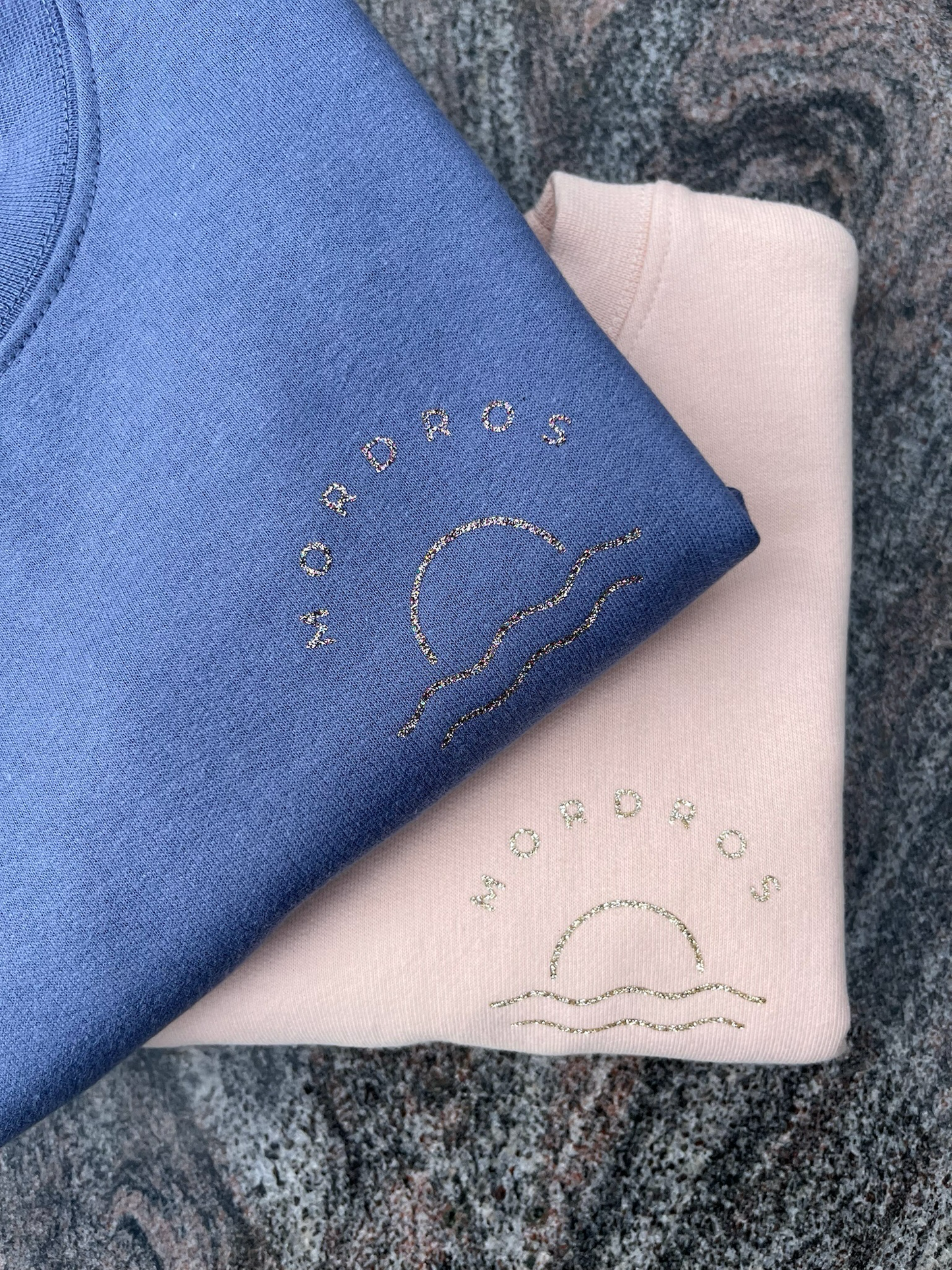 Organic Cotton Glitter Sunset Raglan Jumper