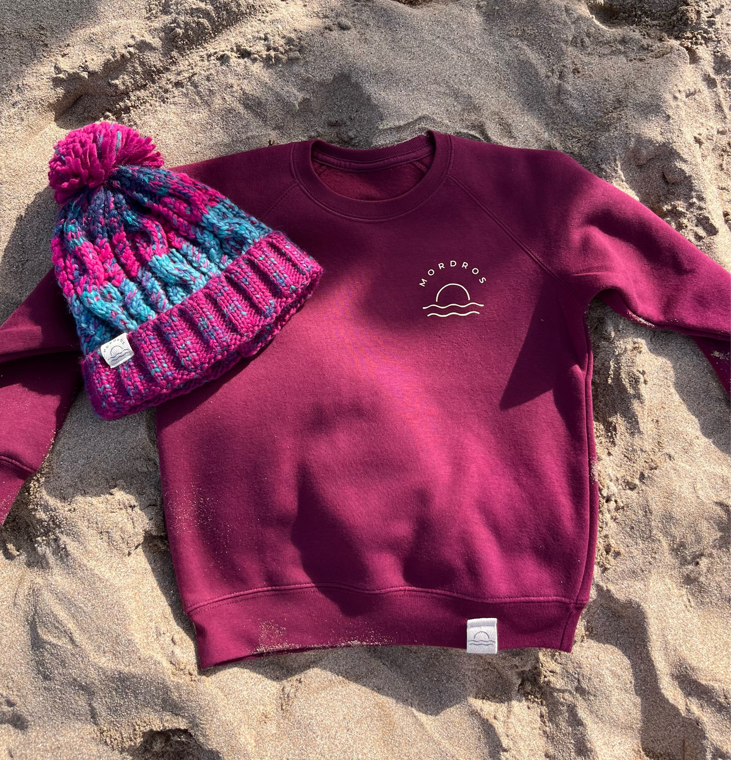 Burgundy Raglan Jumper