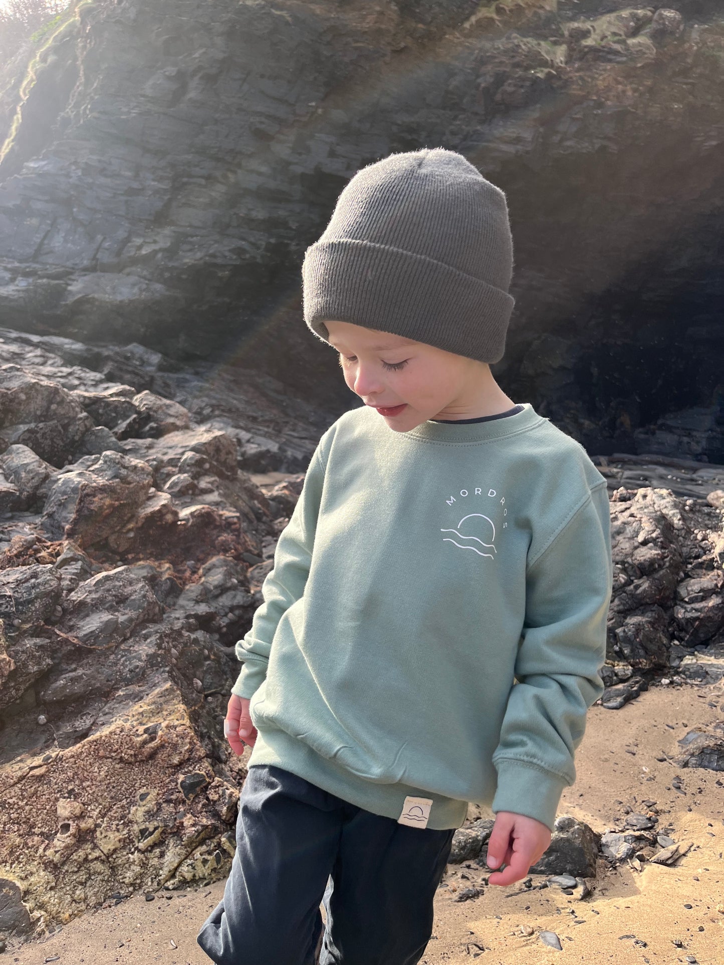 Dusty Green Sunset Jumper