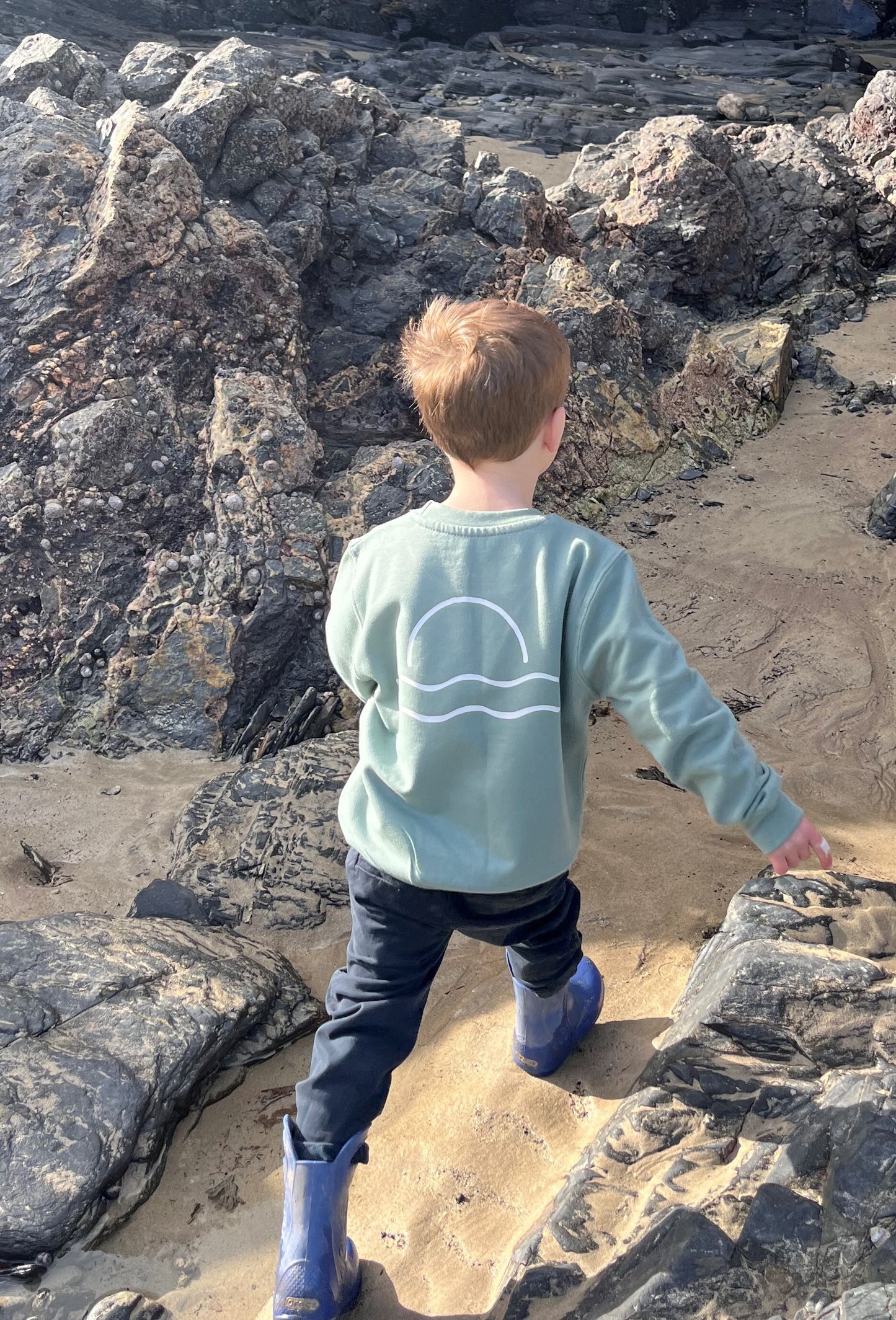 Dusty Green Sunset Jumper