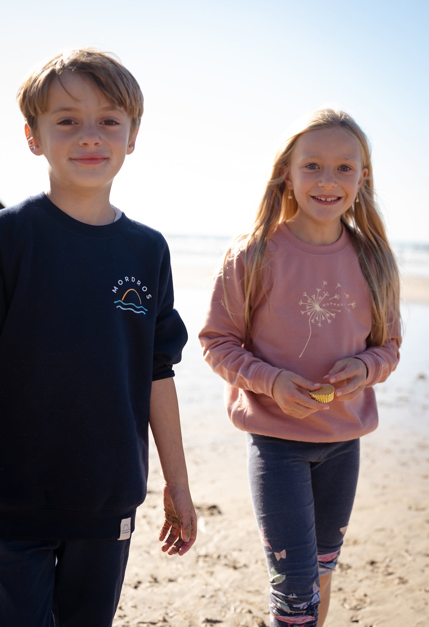 Navy Retro Sunset Jumper