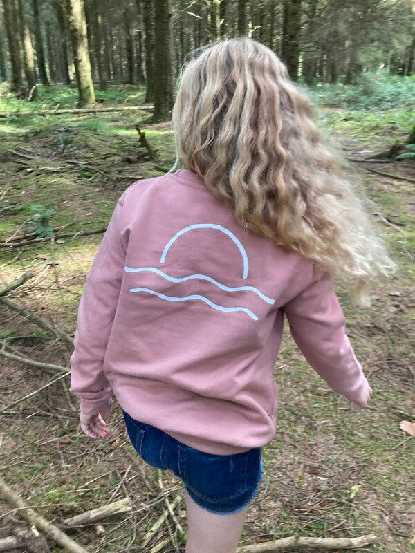 Dusty Pink Sunset Jumper